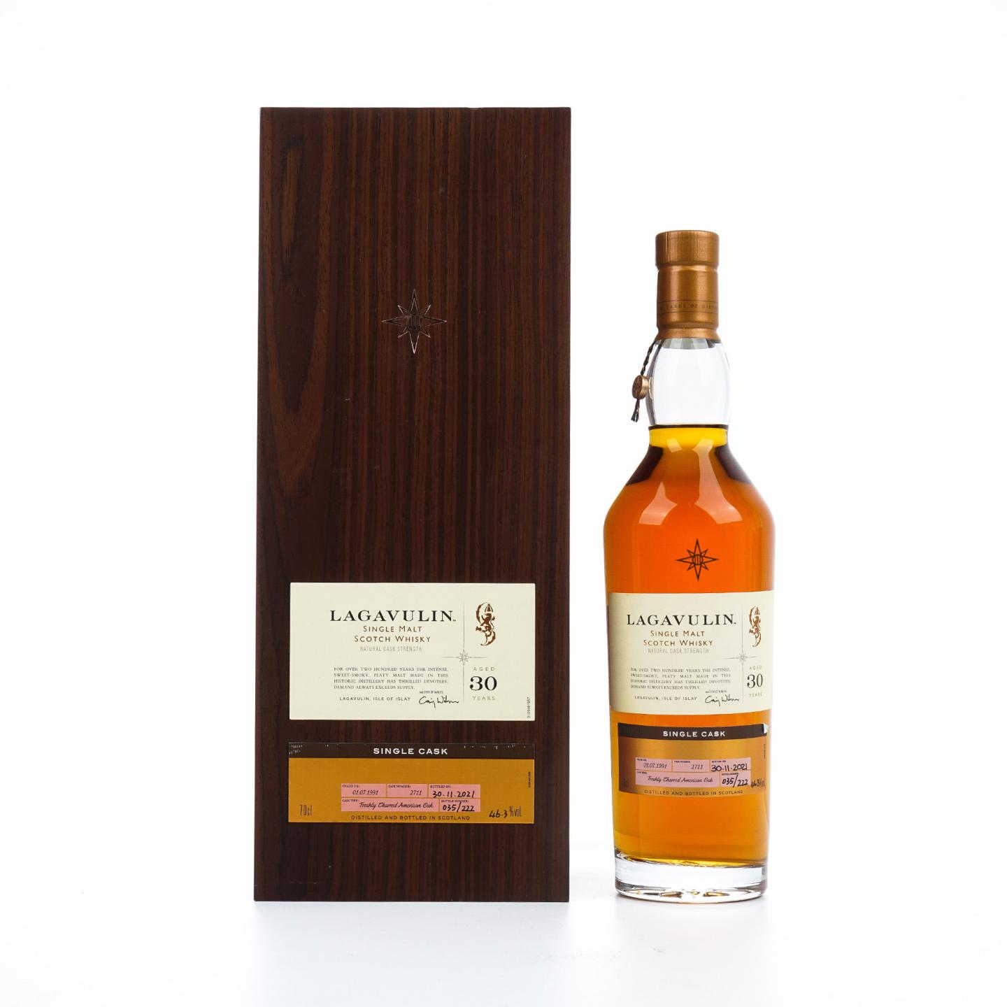 Lagavulin 乐加维林 30年 1991-2021 星星标