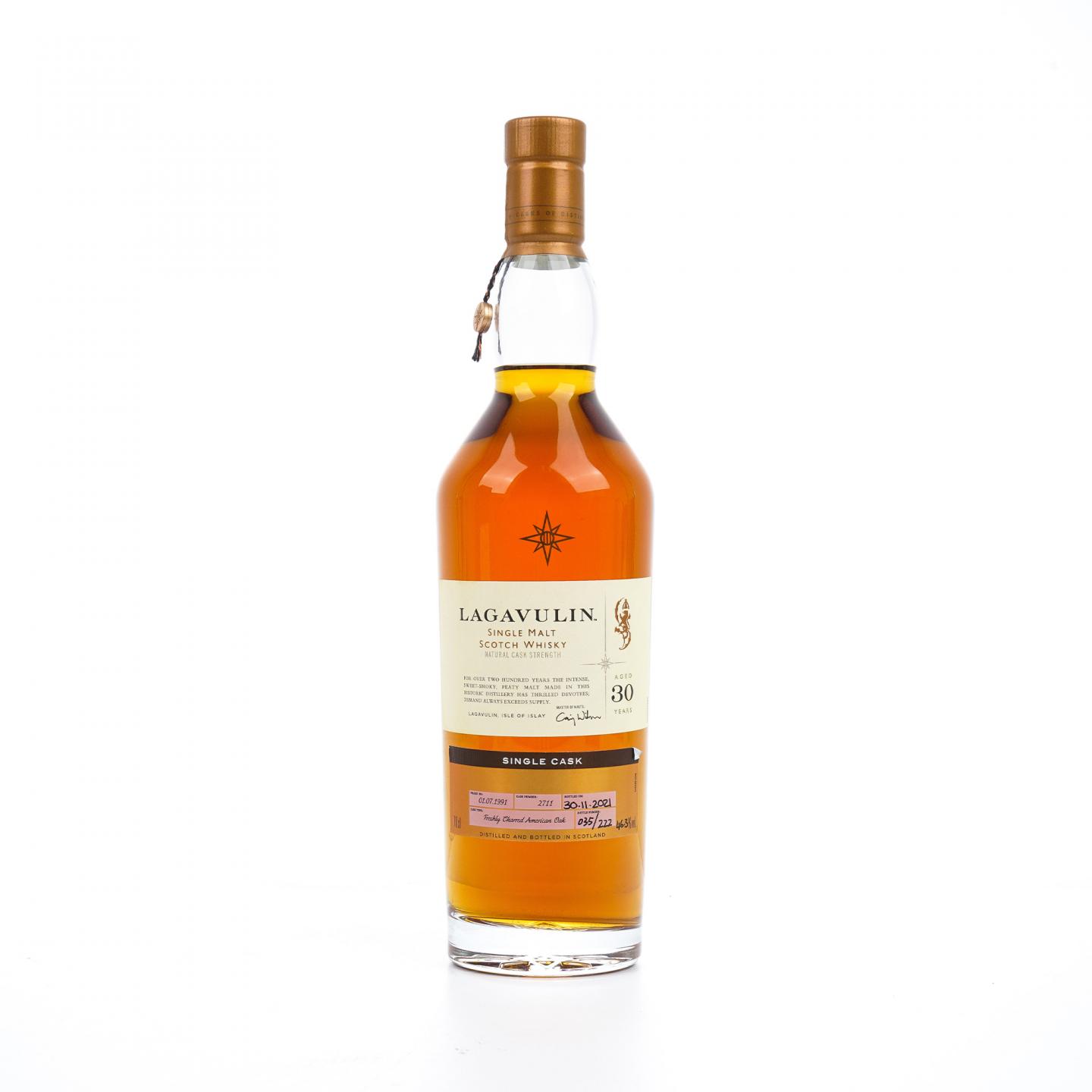 Lagavulin 乐加维林 30年 1991-2021 星星标