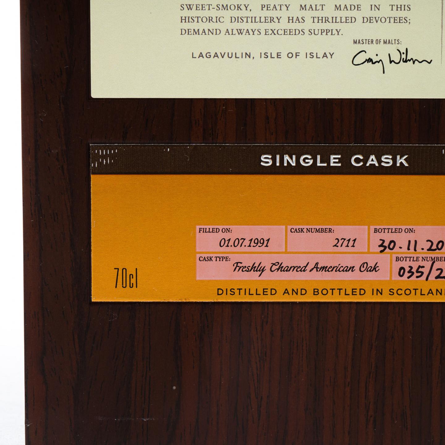 Lagavulin 乐加维林 30年 1991-2021 星星标