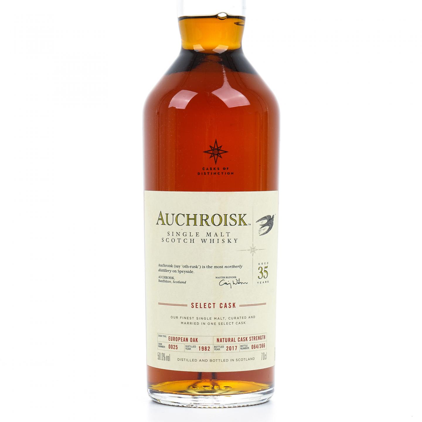 Auchroisk 奥克罗斯克 35年 1982-2017 星星标 桶号#0025 非原盒