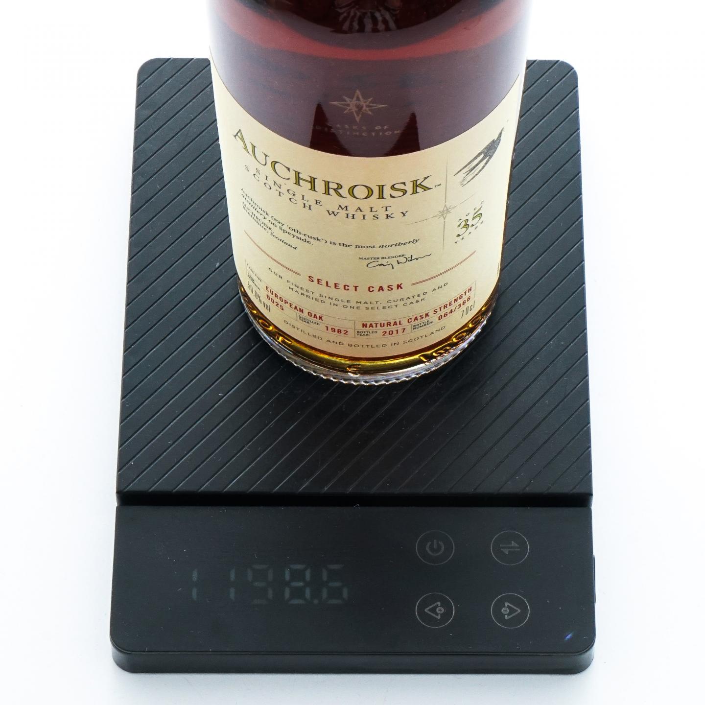 Auchroisk 奥克罗斯克 35年 1982-2017 星星标 桶号#0025 非原盒