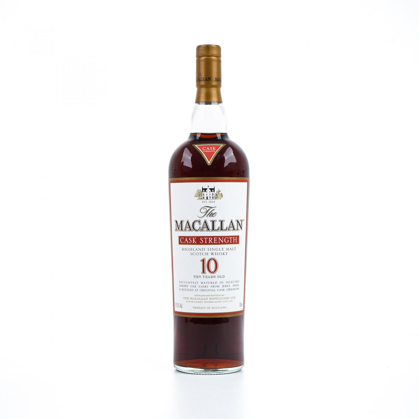 Macallan 麦卡伦 10年 桶强 1升装 59.3%