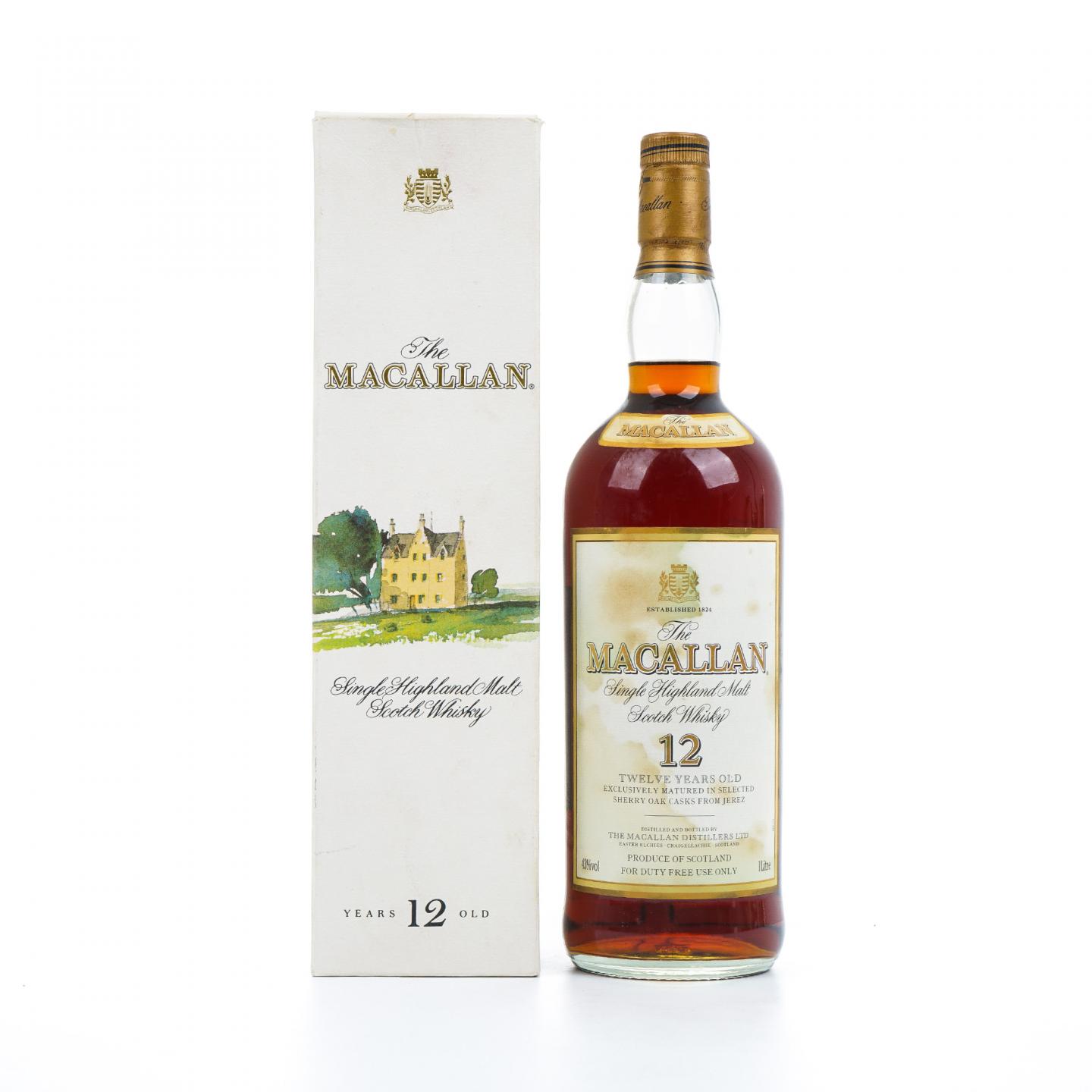 Macallan 麦卡伦 12年 雪莉桶 1L