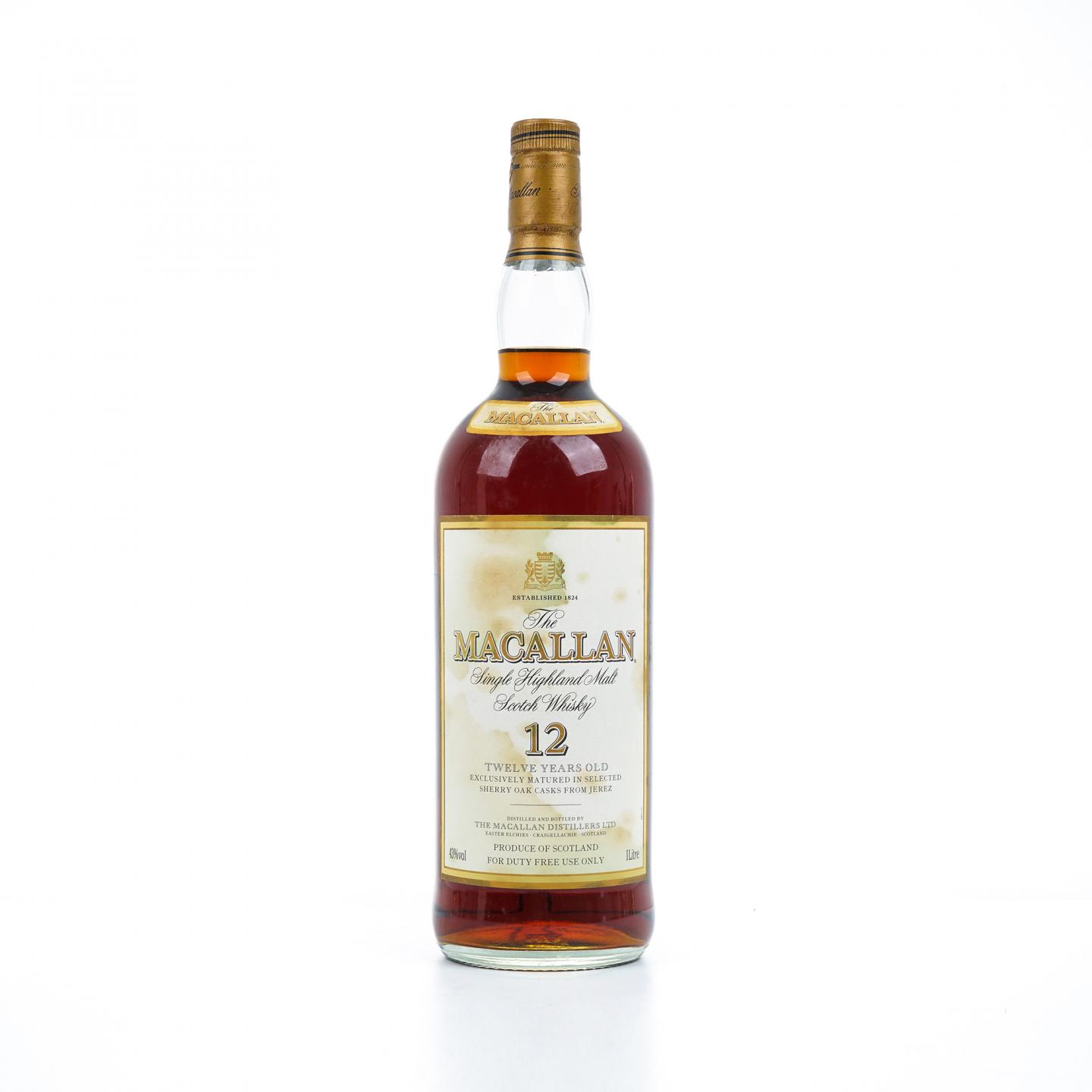 Macallan 麦卡伦 12年 雪莉桶 1L