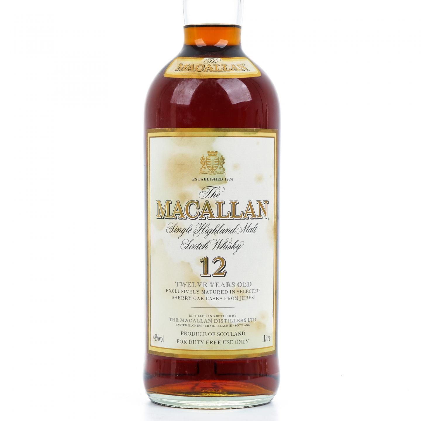 Macallan 麦卡伦 12年 雪莉桶 1L