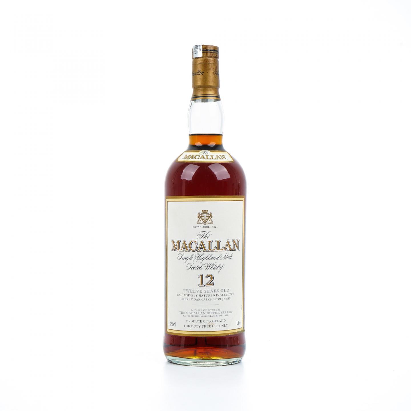 Macallan 麦卡伦 12年 雪莉桶 1000ml