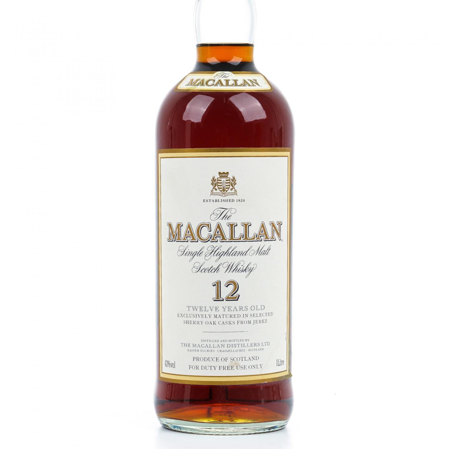 Macallan 麦卡伦 12年 雪莉桶 1000ml