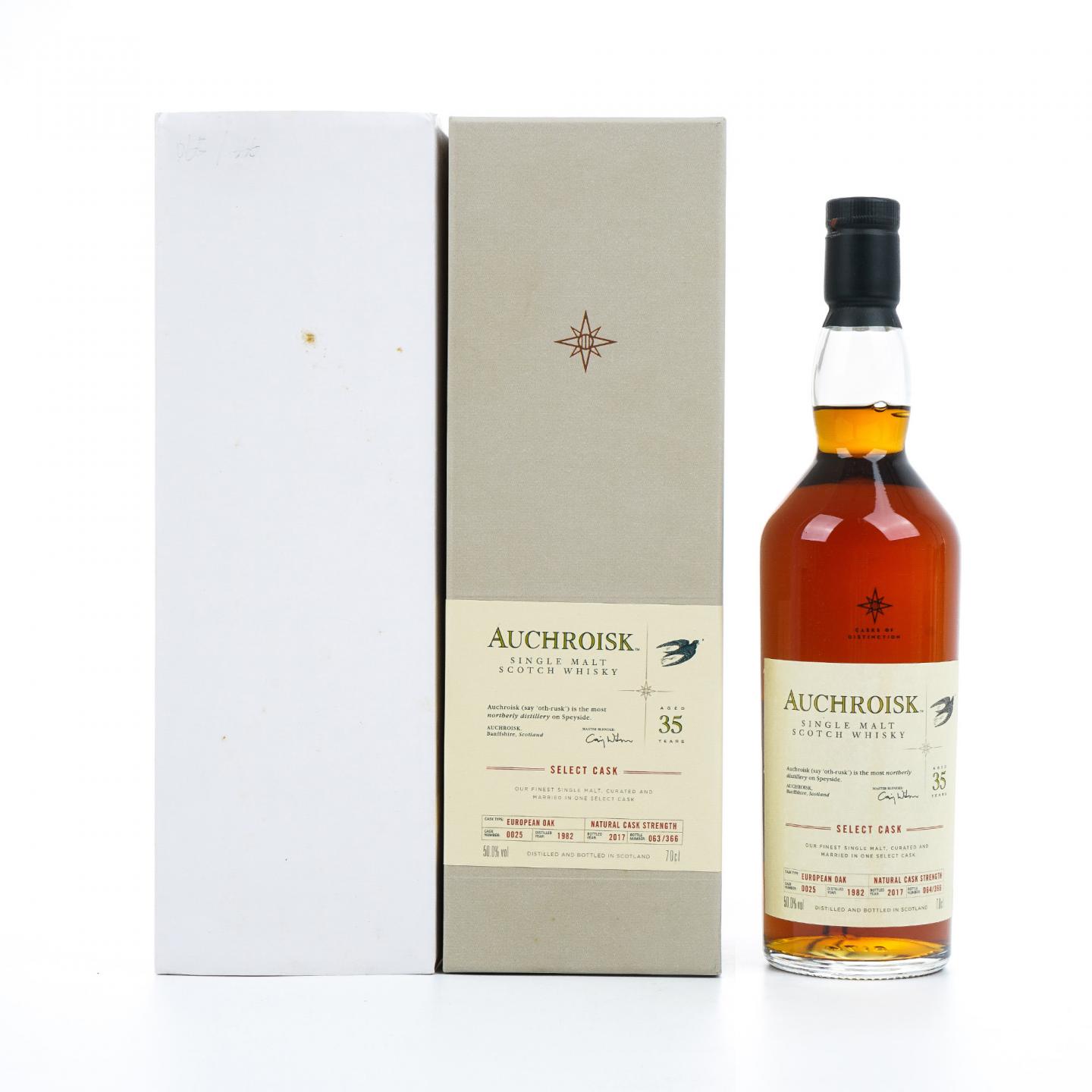 Auchroisk 奥克罗斯克 35年 1982-2017 星星标 桶号#0025 非原盒