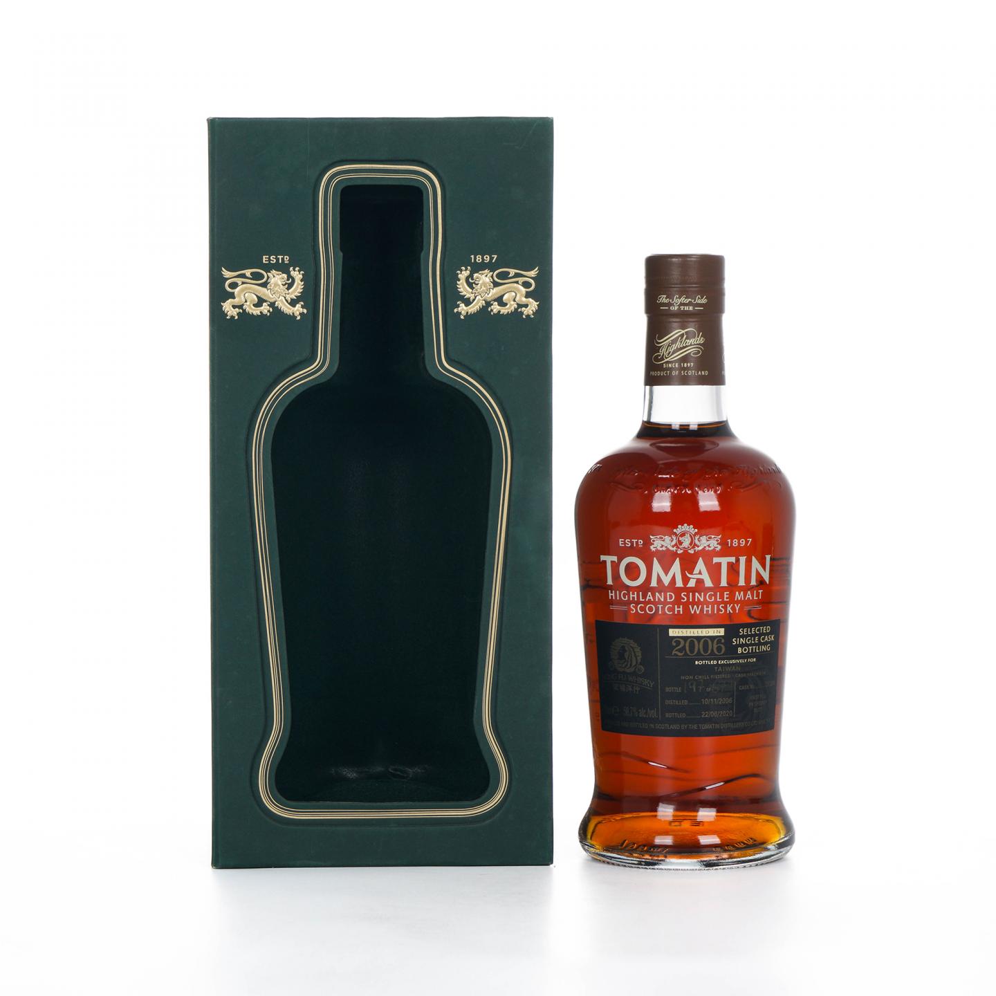 Tomatin 汤马丁 2006-2020 雪莉桶#39364