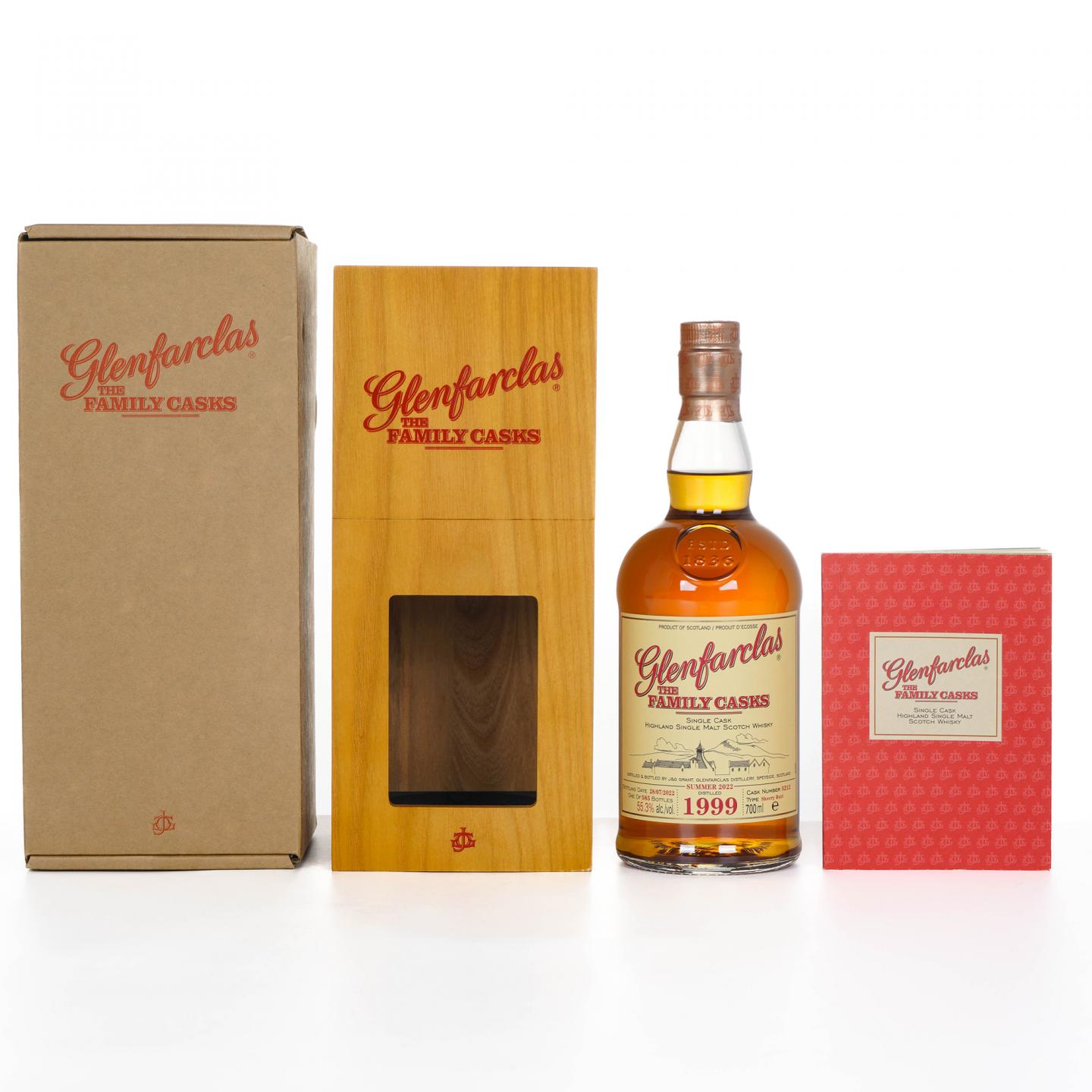 Glenfarclas 格兰花格 1999-2022 家族桶 雪莉单桶#5212