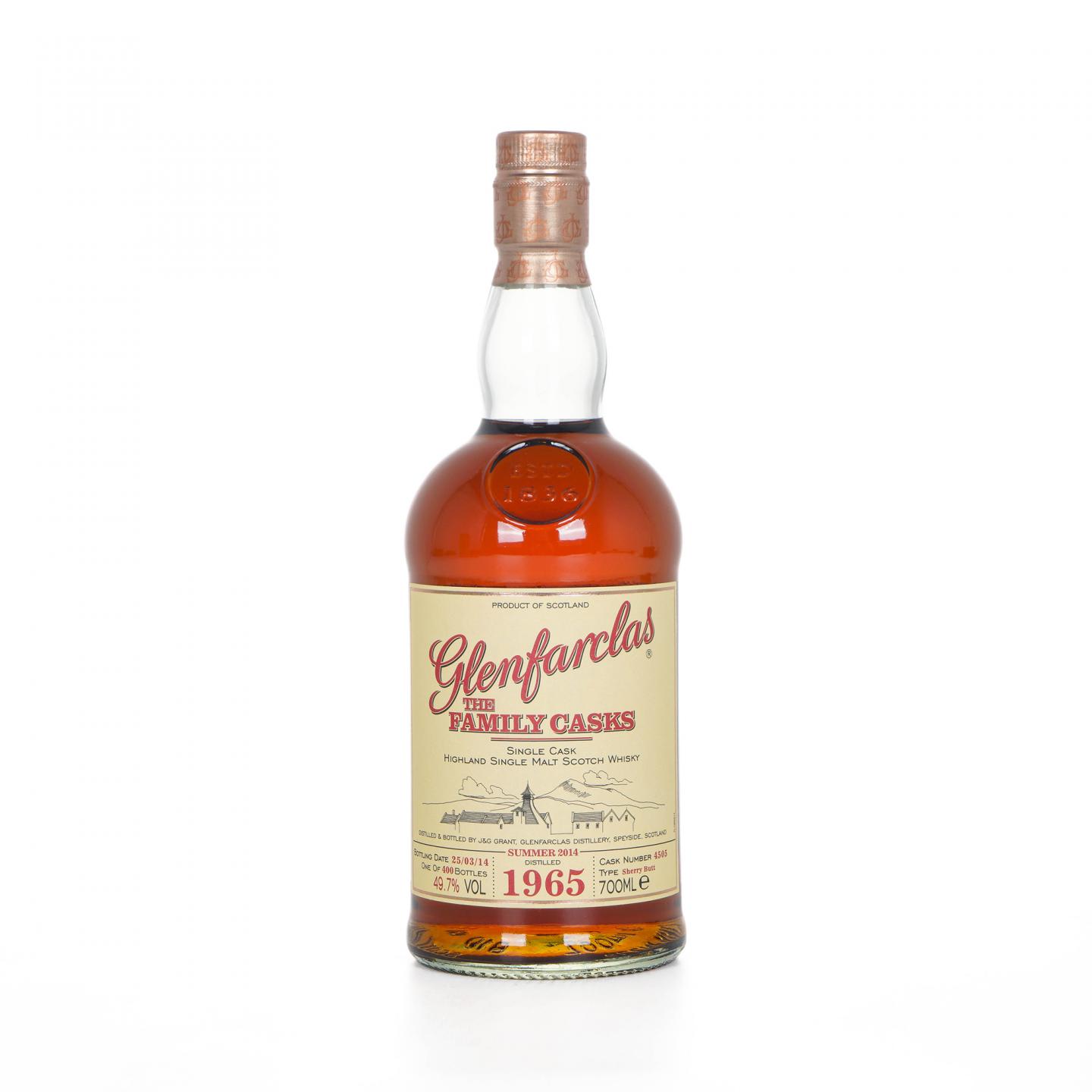 Glenfarclas 格兰花格 1965-2014 家族桶 雪莉单桶#4505