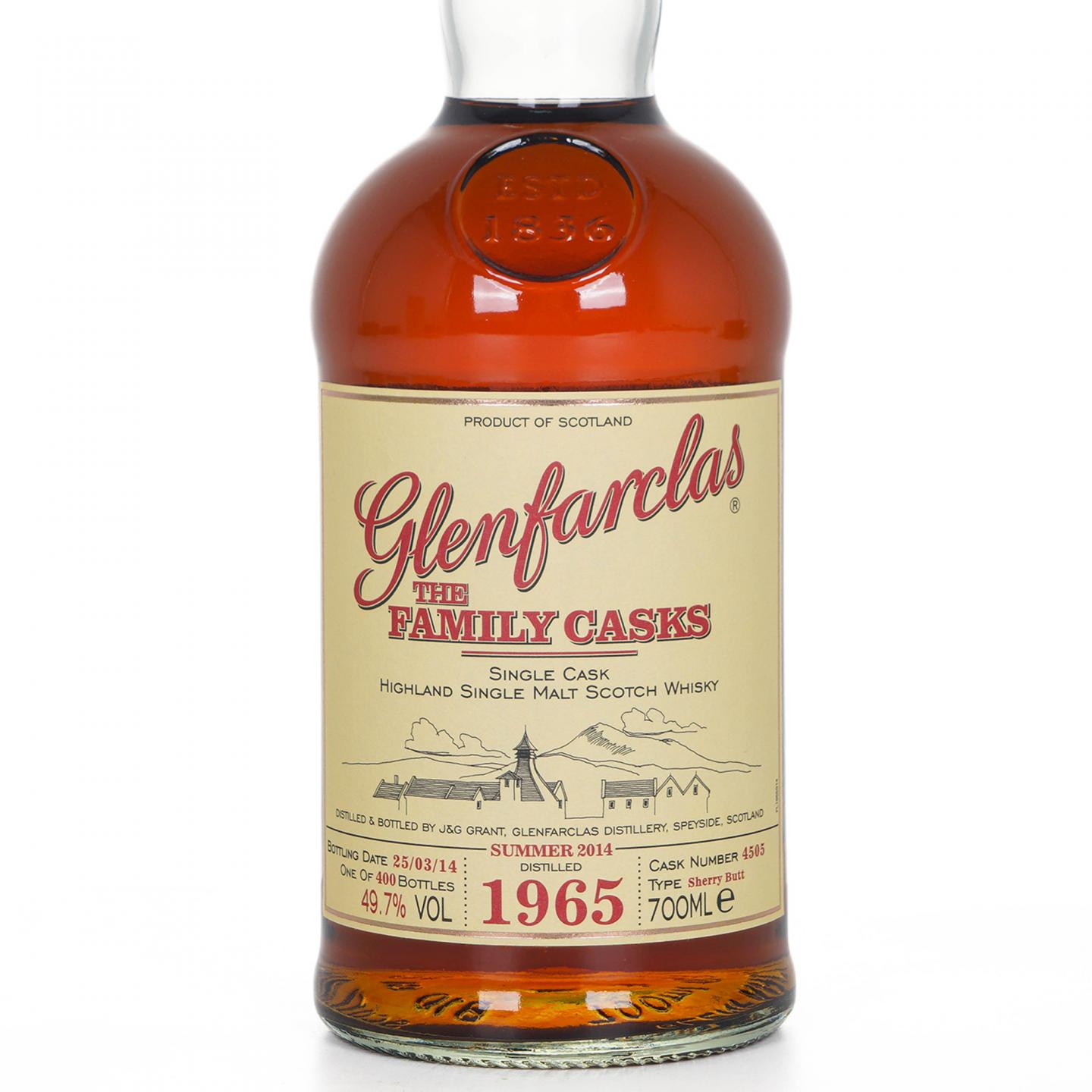 Glenfarclas 格兰花格 1965-2014 家族桶 雪莉单桶#4505