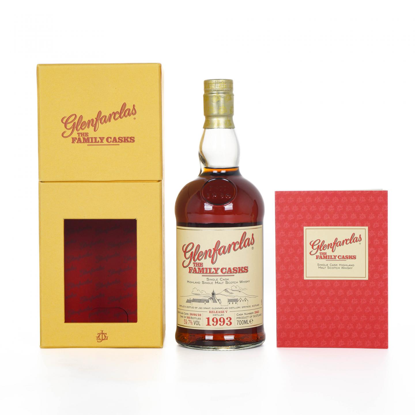 Glenfarclas 格兰花格 1993-2010 家族桶 雪莉单桶#3942