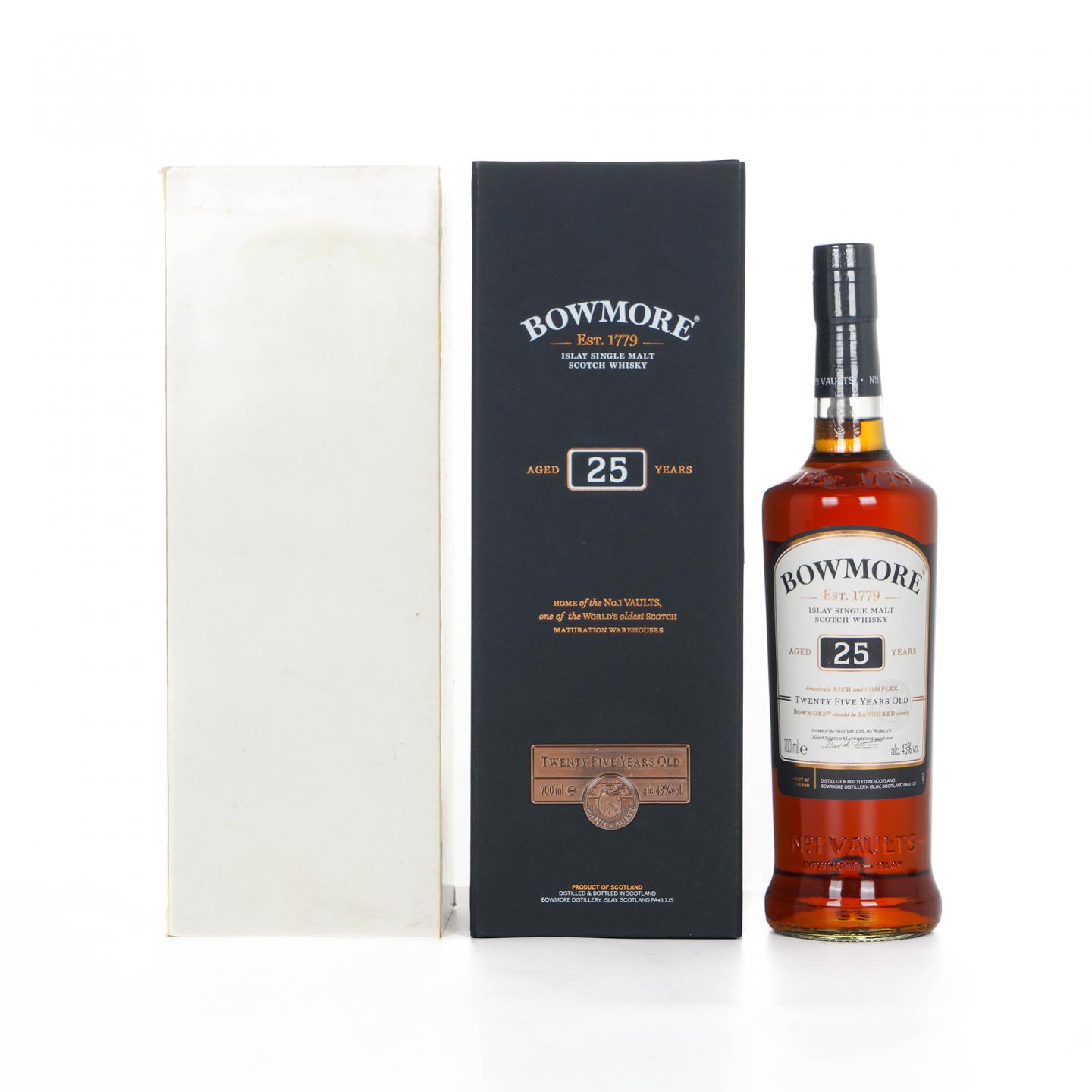 Bowmore 波摩 25年 单一麦芽 礼盒 43%Vol.