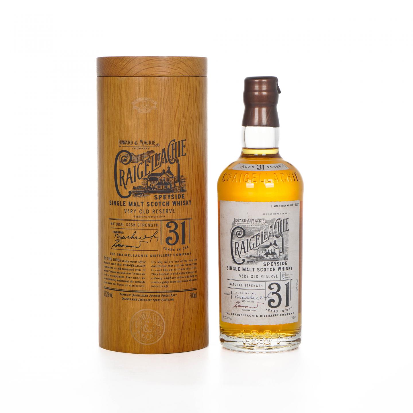 Craigellachie 克莱拉奇 31年 Very Old Reserve