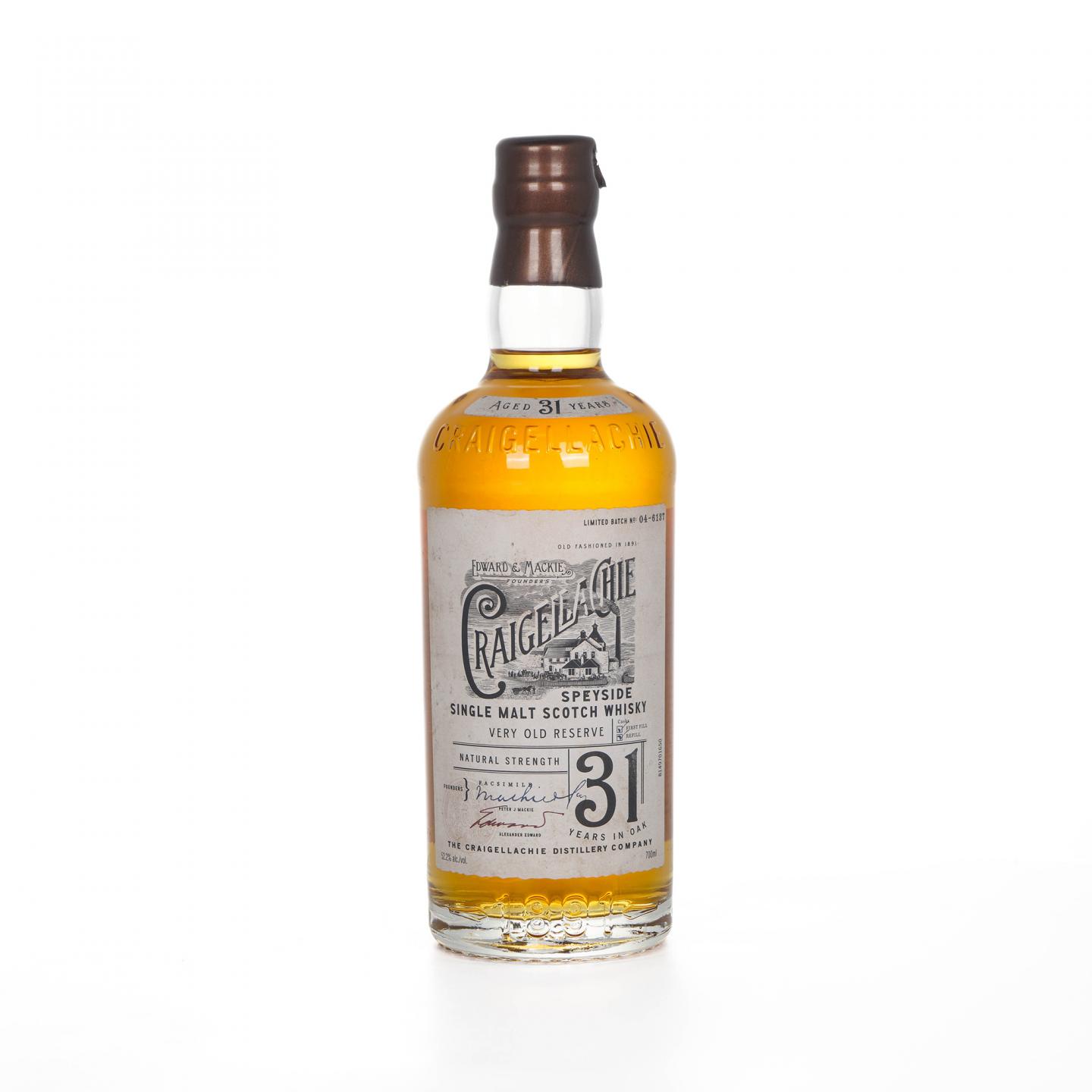 Craigellachie 克莱拉奇 31年 Very Old Reserve