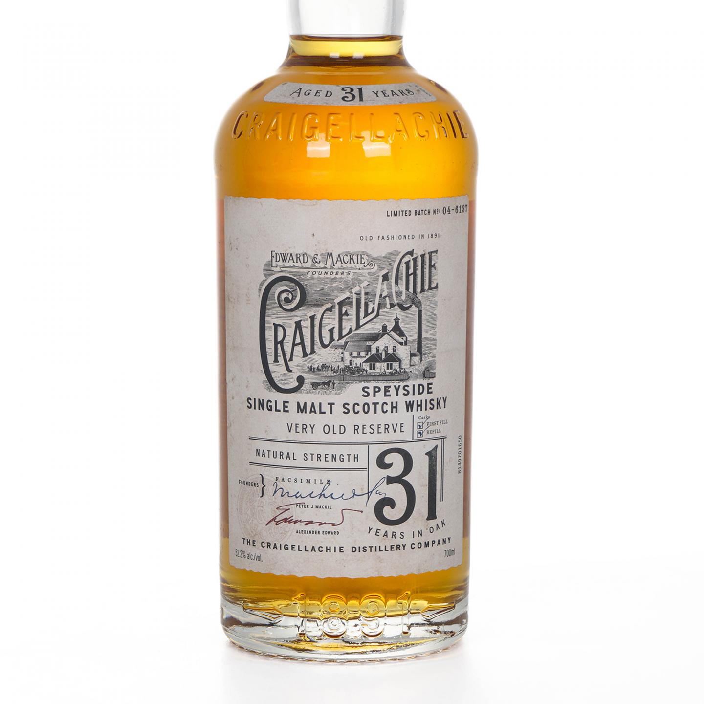 Craigellachie 克莱拉奇 31年 Very Old Reserve