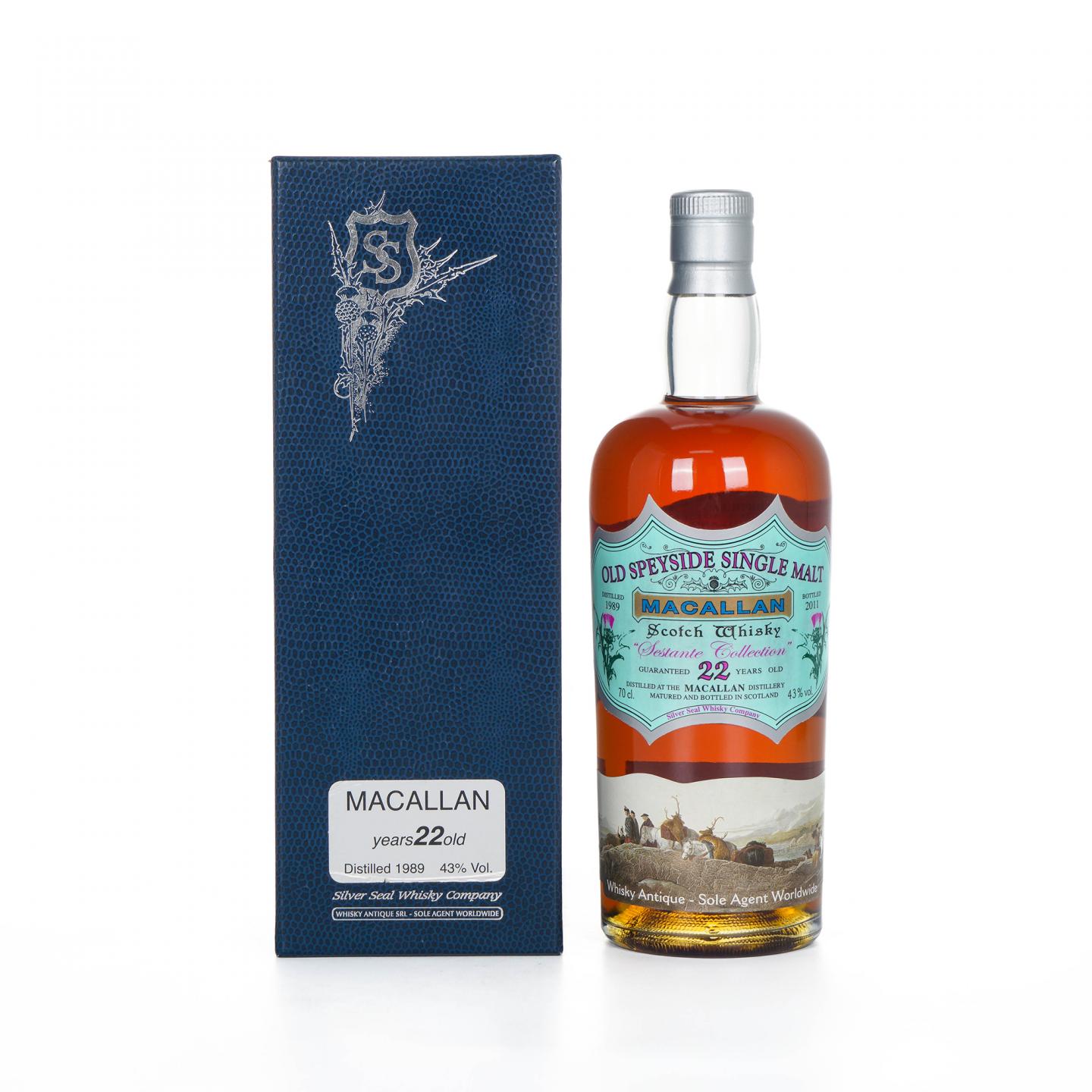 Macallan 麦卡伦 22年 1989-2011 Silver Seal 43%