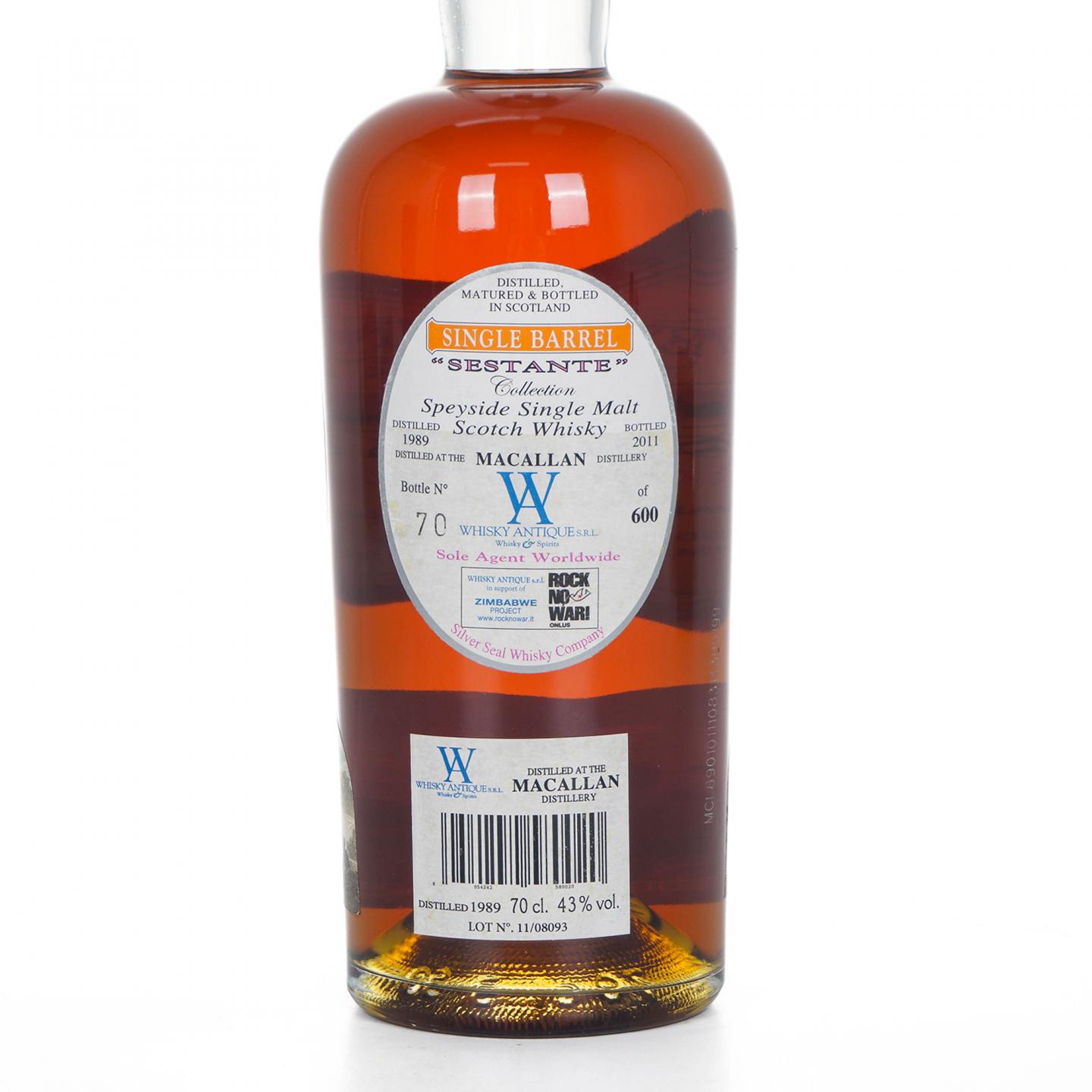 Macallan 麦卡伦 22年 1989-2011 Silver Seal 43%