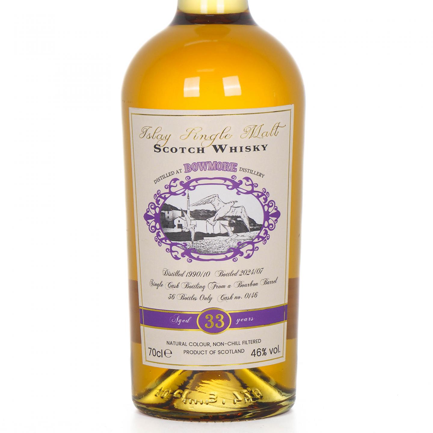 Bowmore 波摩 33年 1990-2024 波本桶#0146
