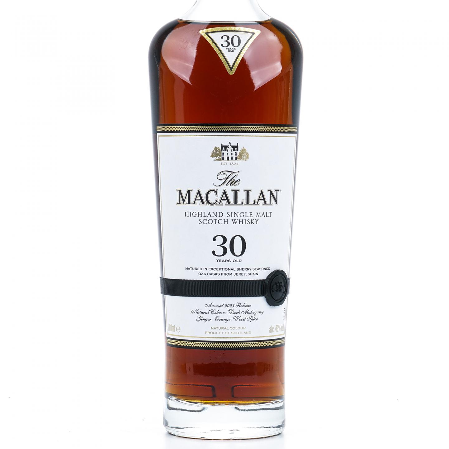 【附X光图】Macallan 麦卡伦 30年 2023 雪莉桶 700ml