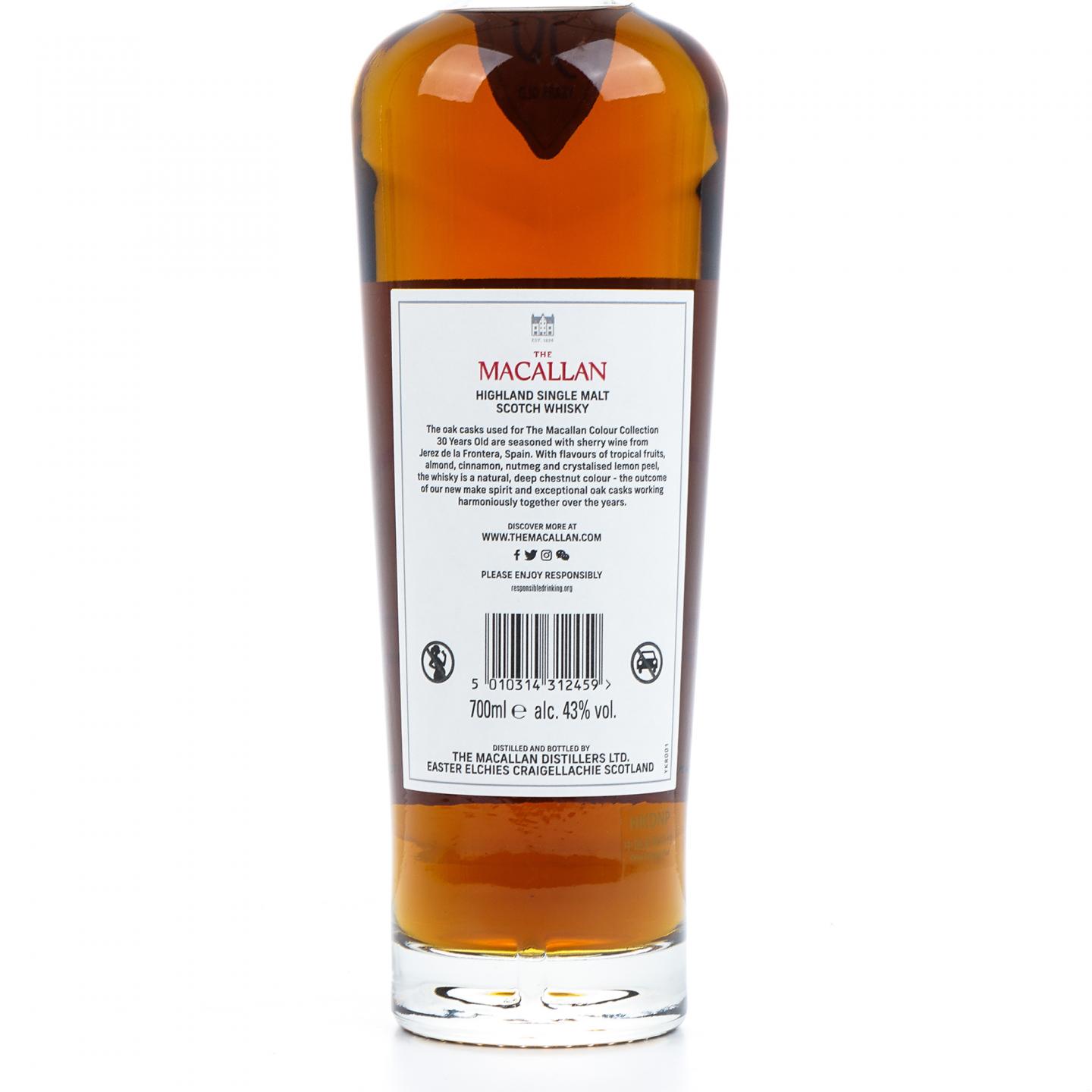 【附X光图】Macallan 麦卡伦 30年 Colour Collection 臻彩系列