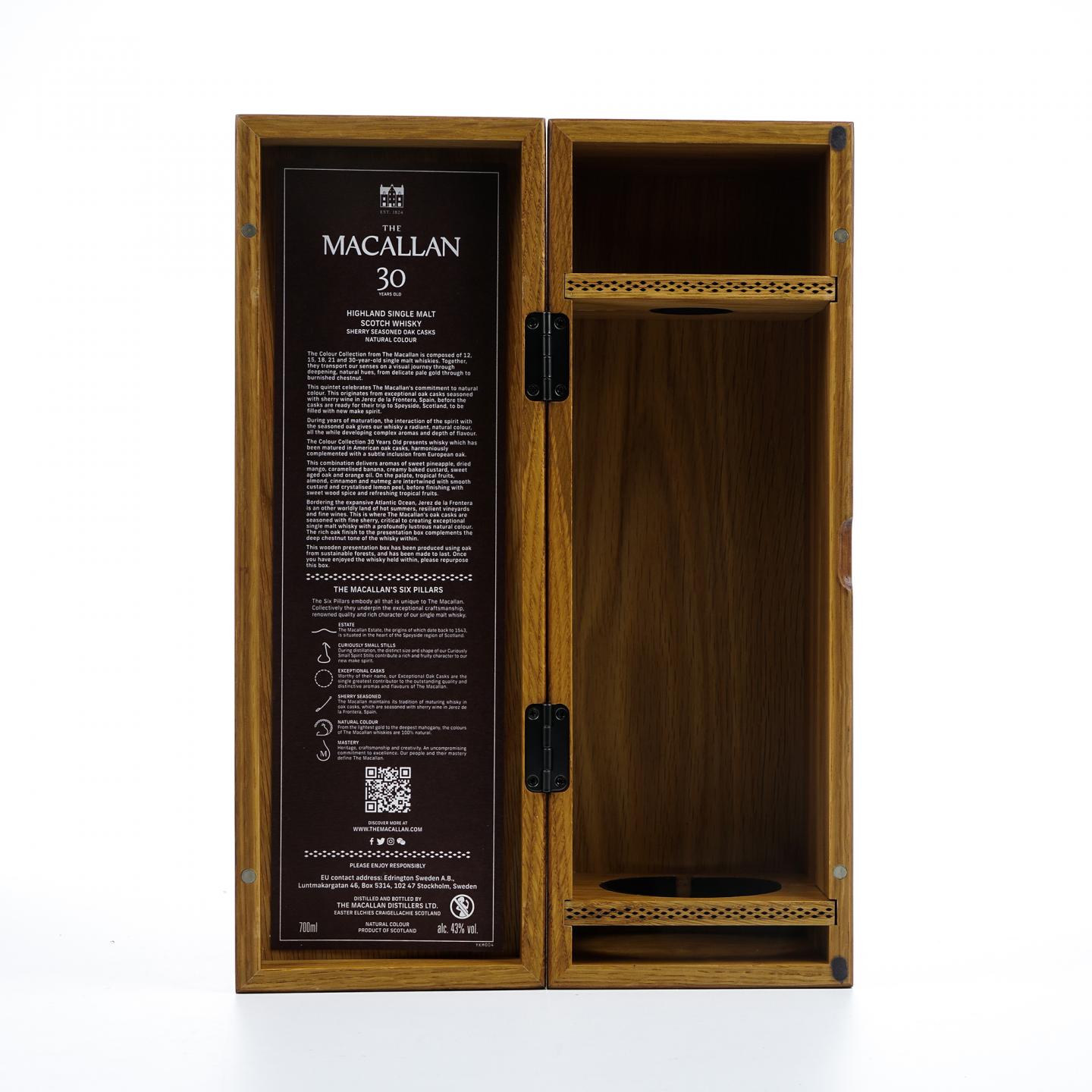 【附X光图】Macallan 麦卡伦 30年 Colour Collection 臻彩系列