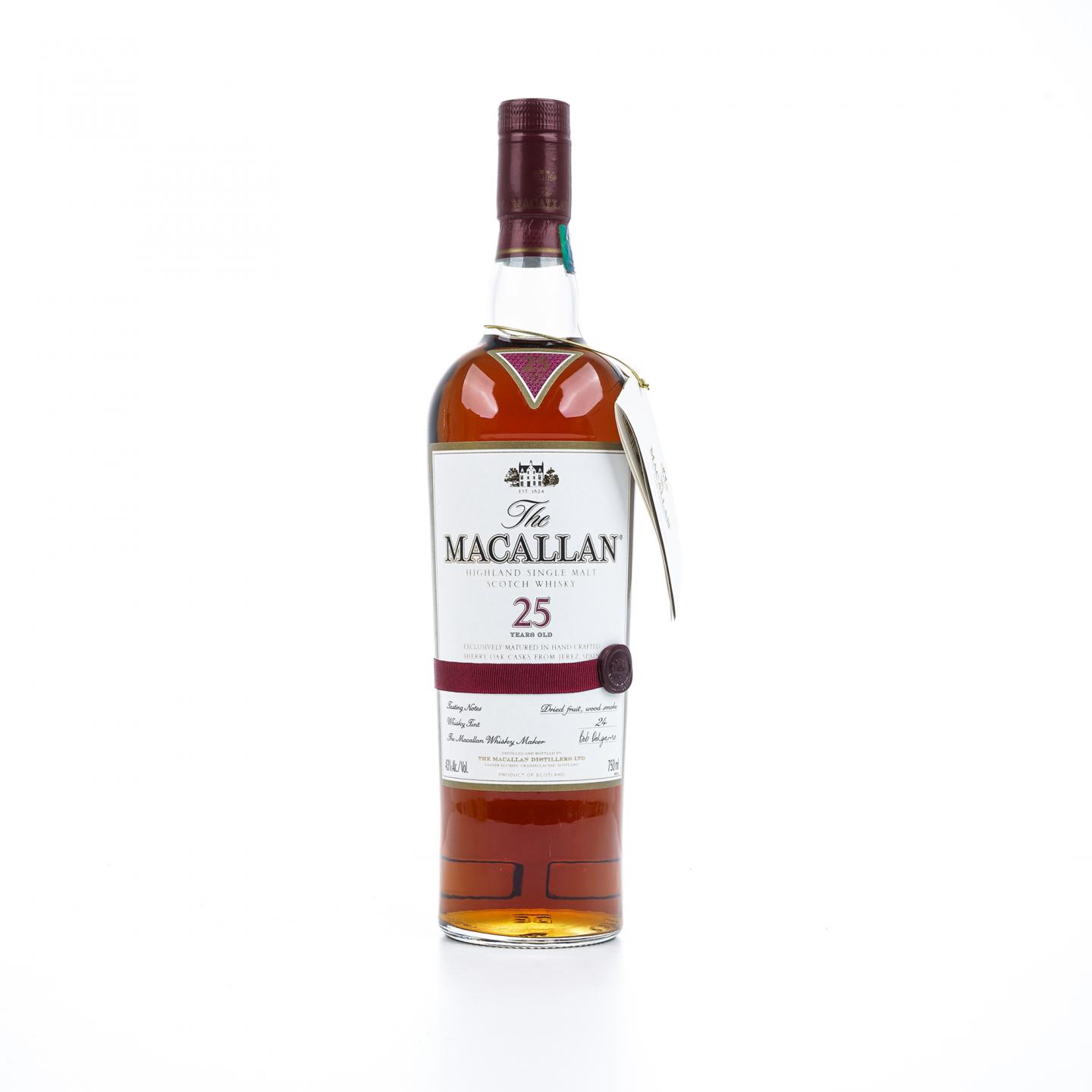 Macallan 麦卡伦 25年 雪莉桶 红腰带 750ml 43%Vol.