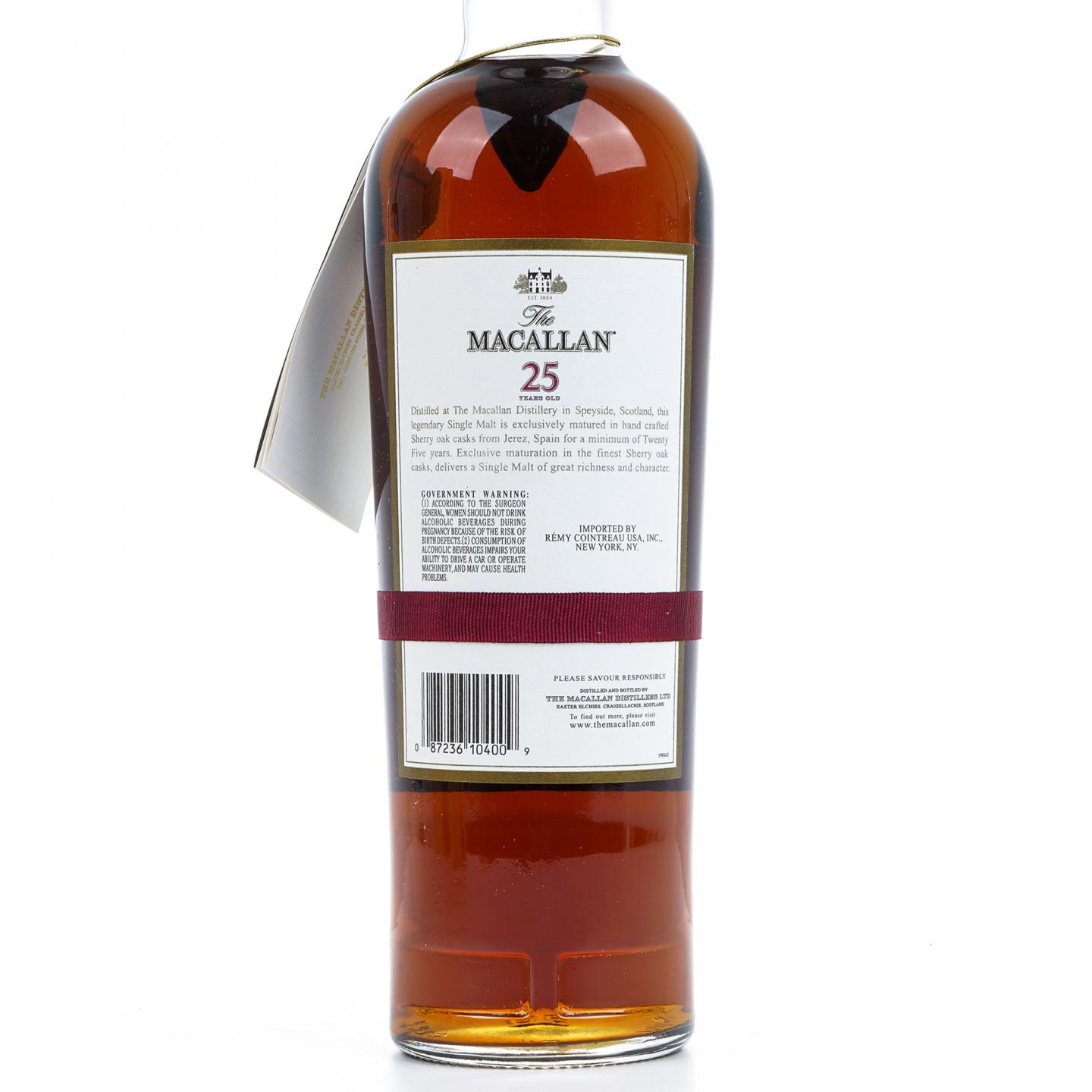 Macallan 麦卡伦 25年 雪莉桶 红腰带 750ml 43%Vol.