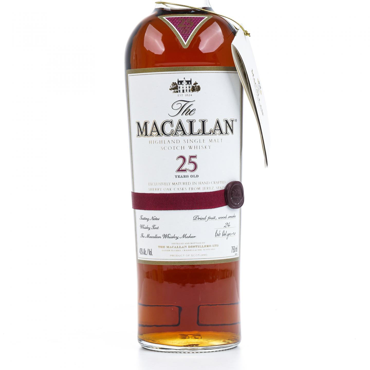 Macallan 麦卡伦 25年 雪莉桶 红腰带 750ml 43%Vol.