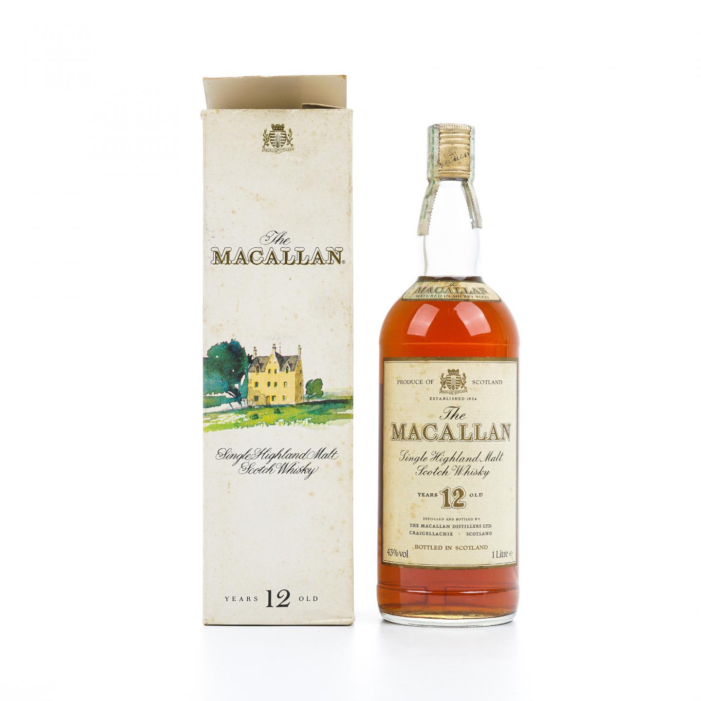 Macallan 麦卡伦 12年 雪莉桶 1升装 43%Vol.