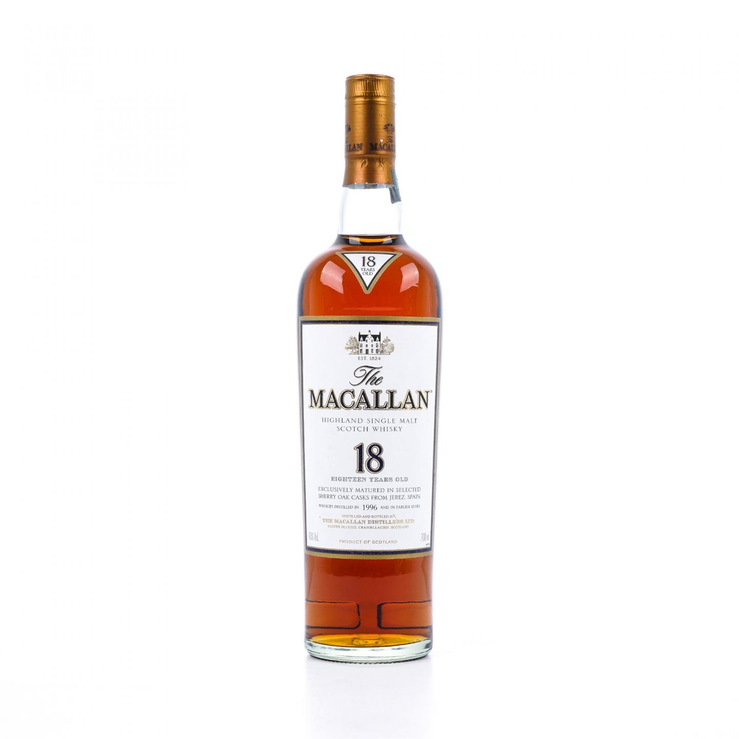 Macallan 麦卡伦 18年 1996 雪莉桶
