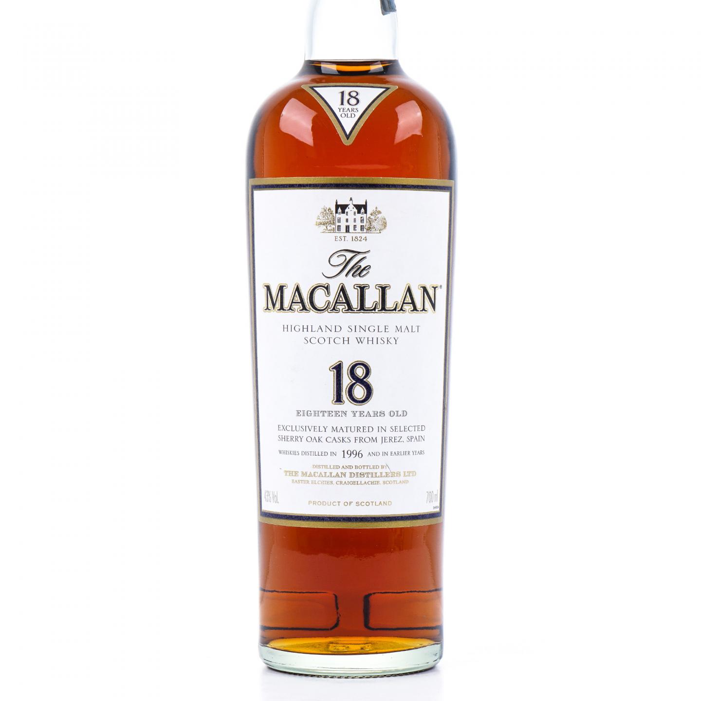 Macallan 麦卡伦 18年 1996 雪莉桶