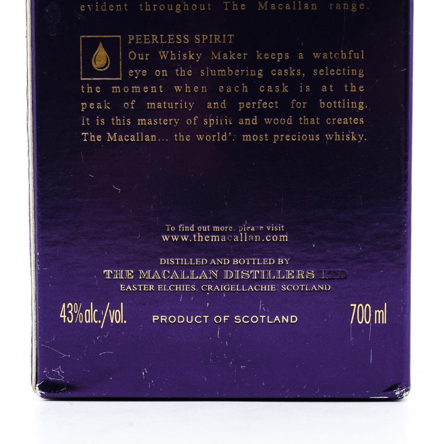 Macallan 麦卡伦 18年 1996 雪莉桶