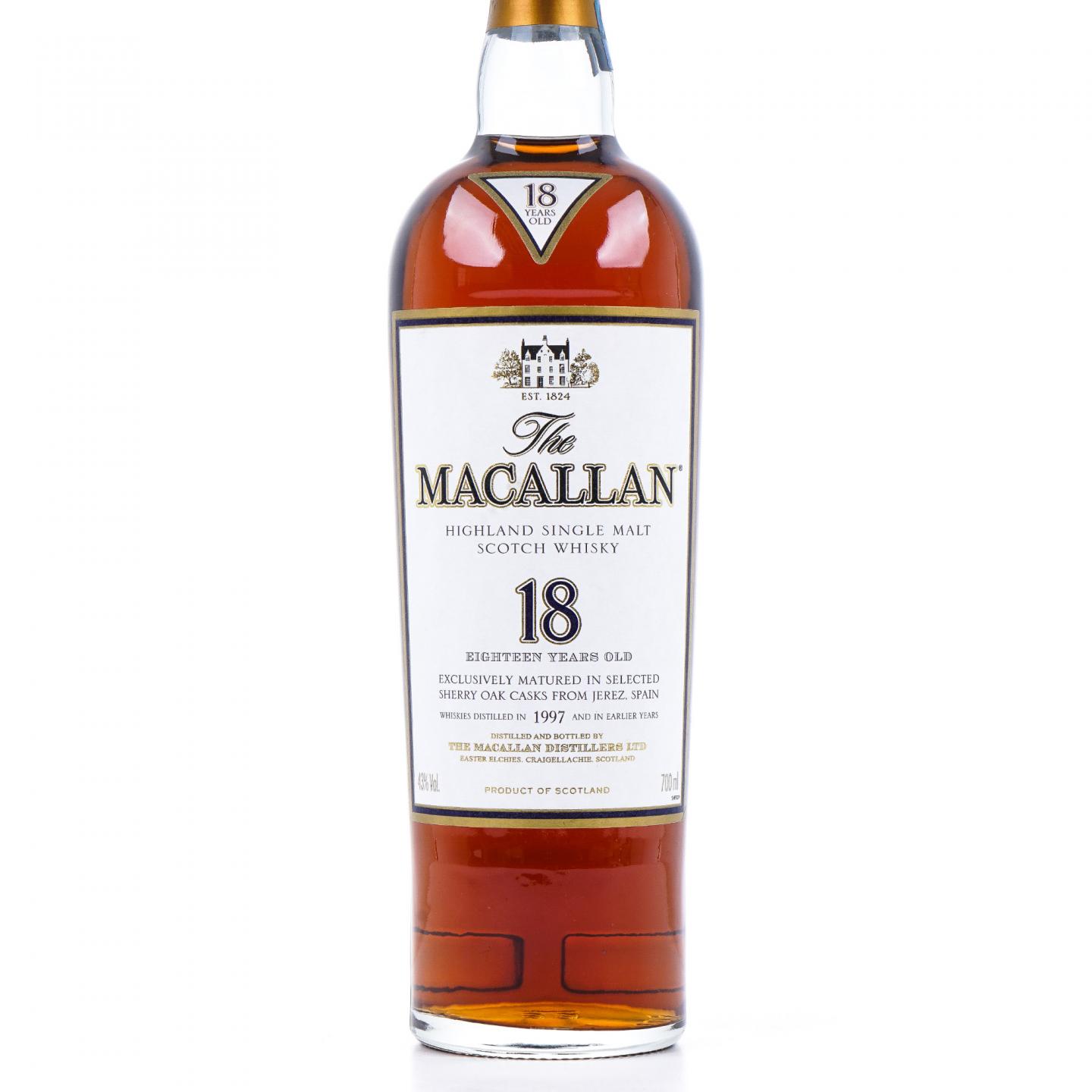Macallan 麦卡伦 18年 1997 雪莉桶