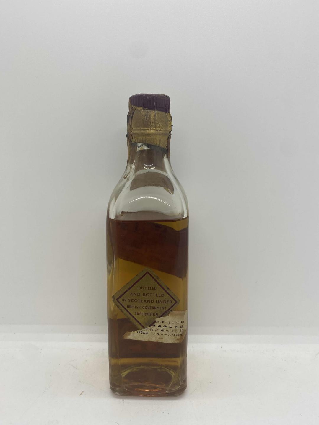 包邮保价 未开瓶 60年代 弹弓头 红方 190ml 非50ml 尊尼获加 红牌 红方