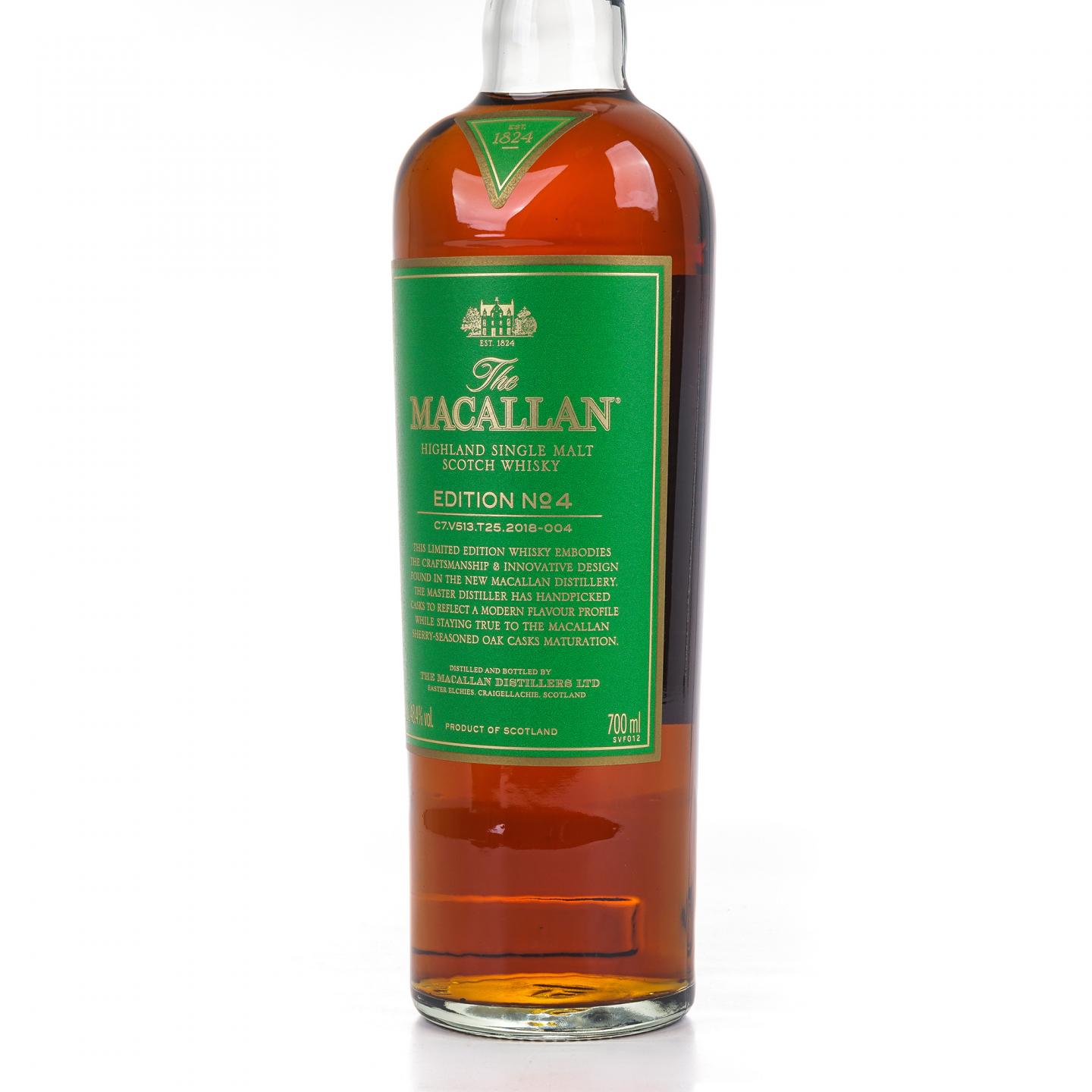 Macallan 麦卡伦 Edition No.4 绿标 700ml