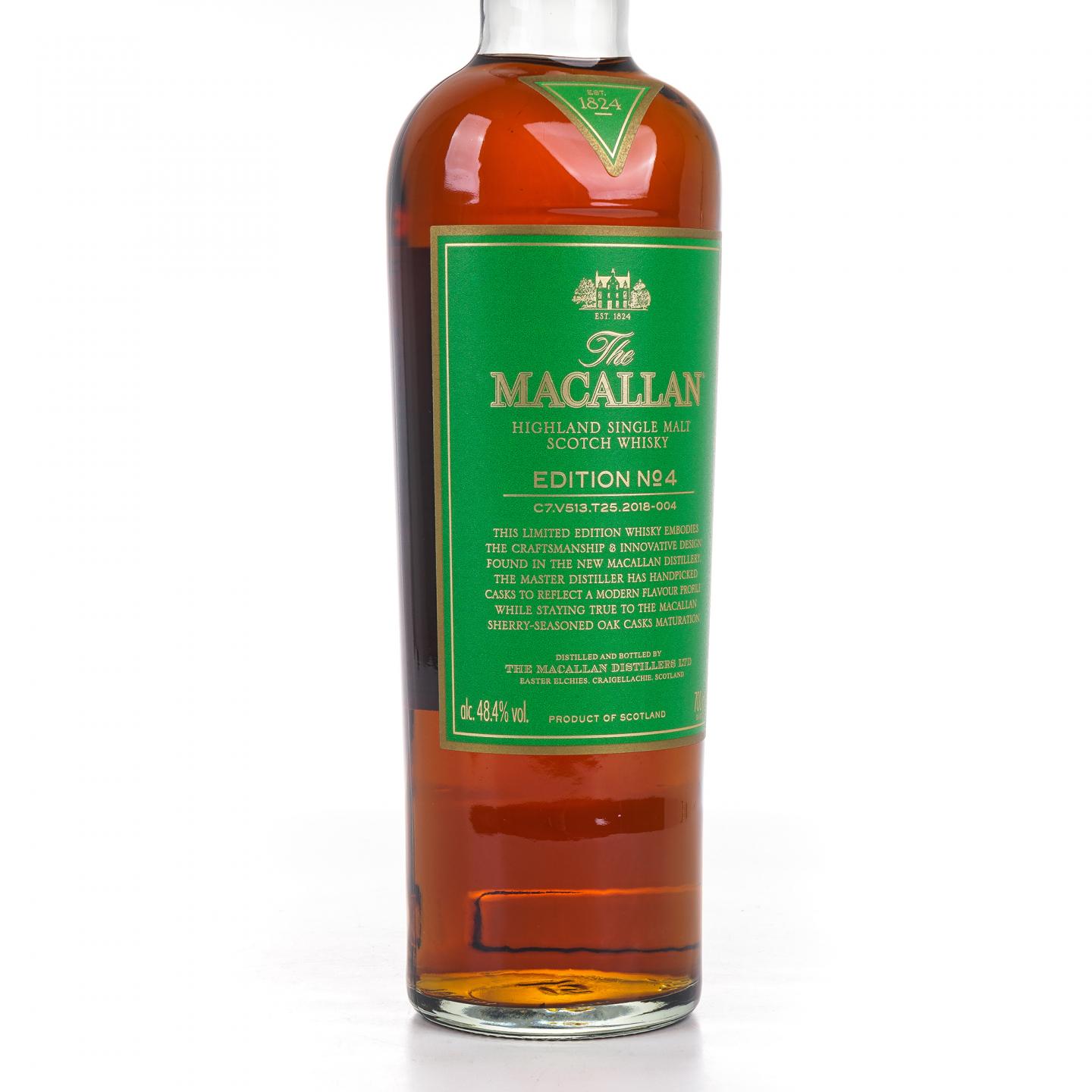 Macallan 麦卡伦 Edition No.4 绿标 700ml
