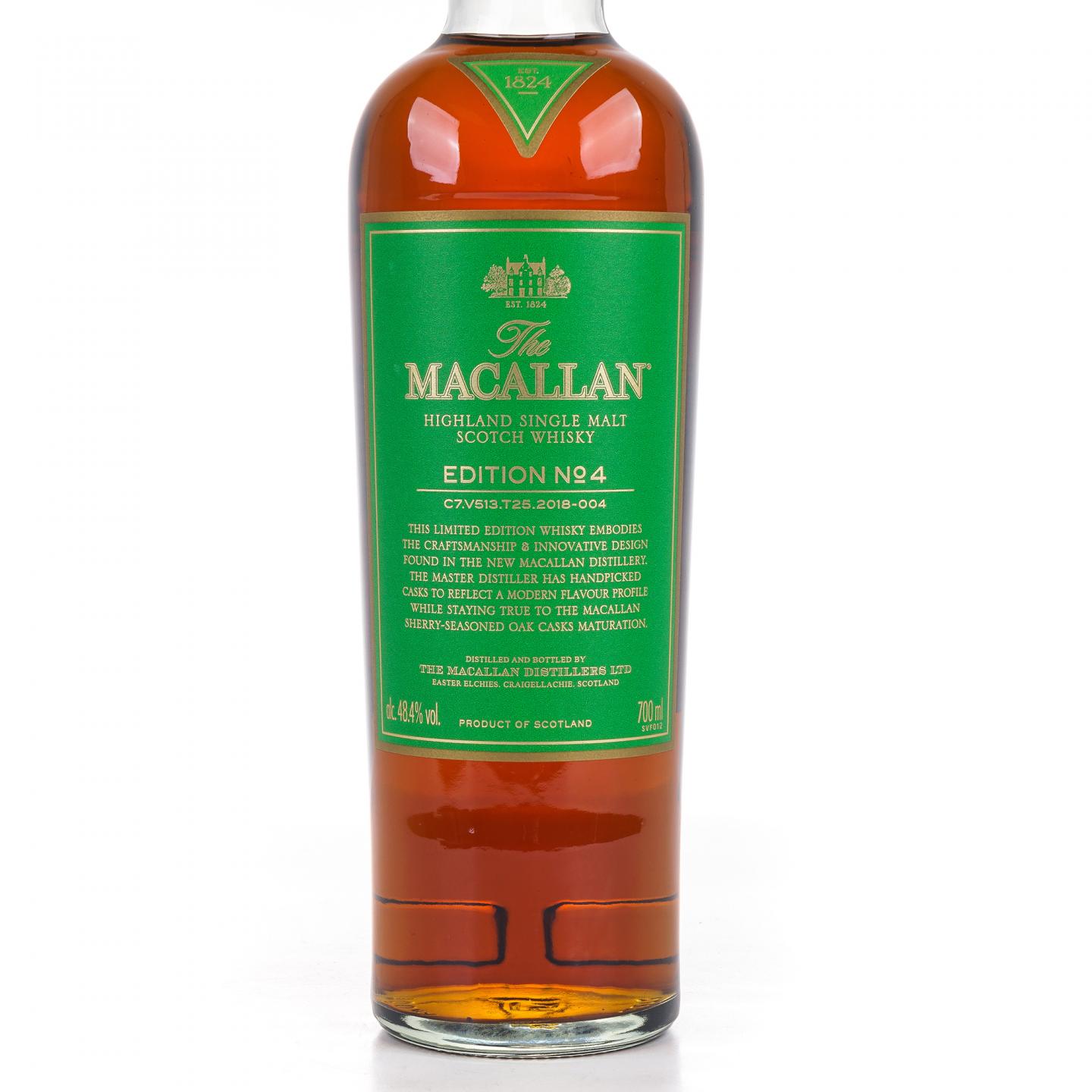 Macallan 麦卡伦 Edition No.4 绿标 700ml