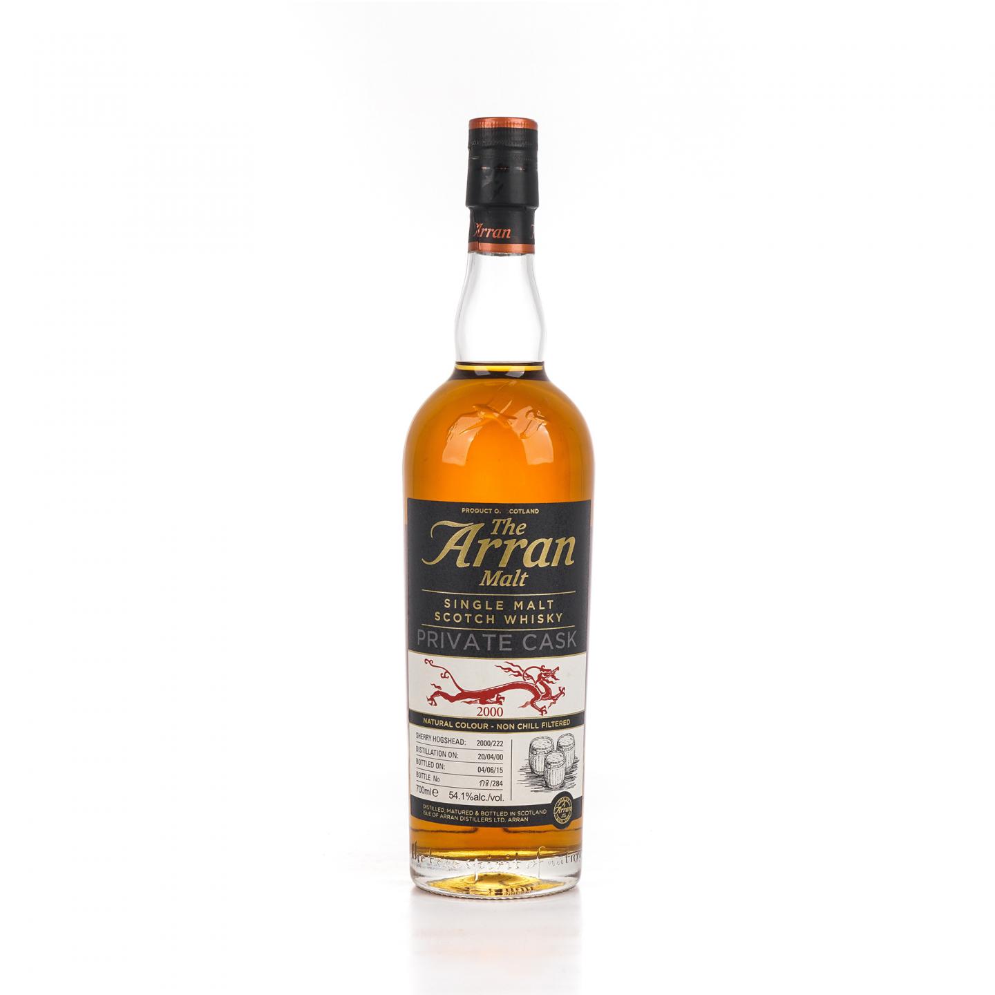 Arran 艾伦 2000-2015 Private Cask 雪莉桶#2000/222