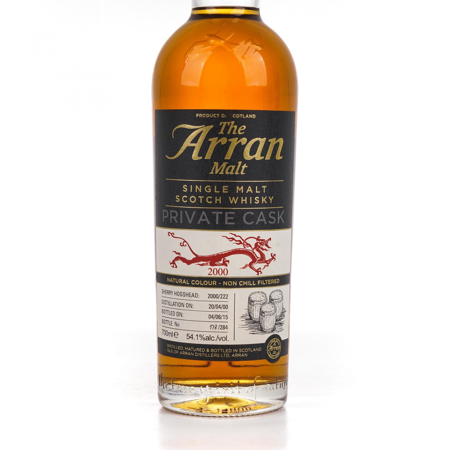 Arran 艾伦 2000-2015 Private Cask 雪莉桶#2000/222