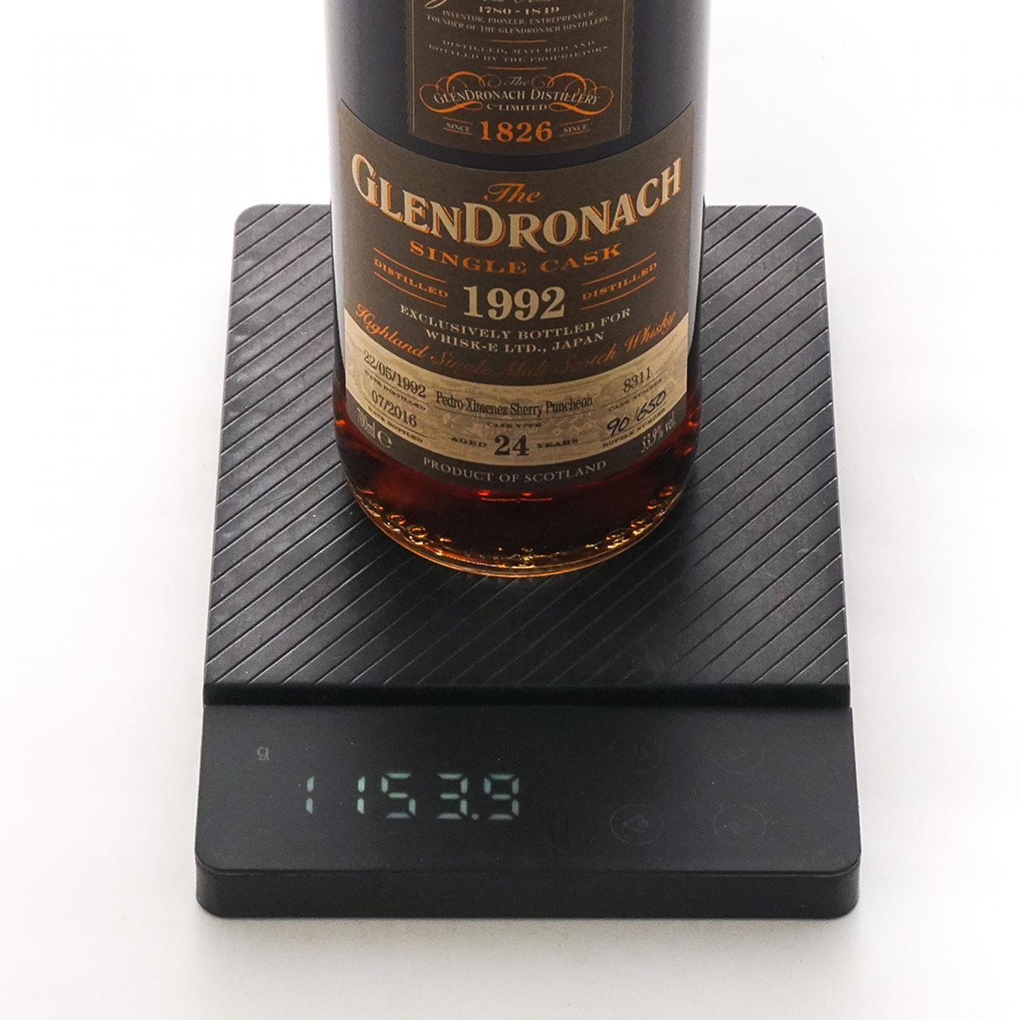 Glendronach 格兰多纳 24年 1992-2016 雪莉单桶#8311