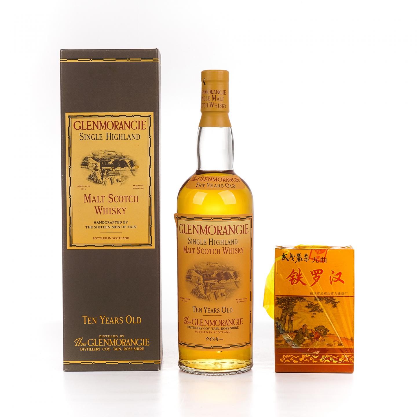 Glenmorangie 格兰杰 10年 旧版 750ml 附赠正岩精品铁罗汉50g