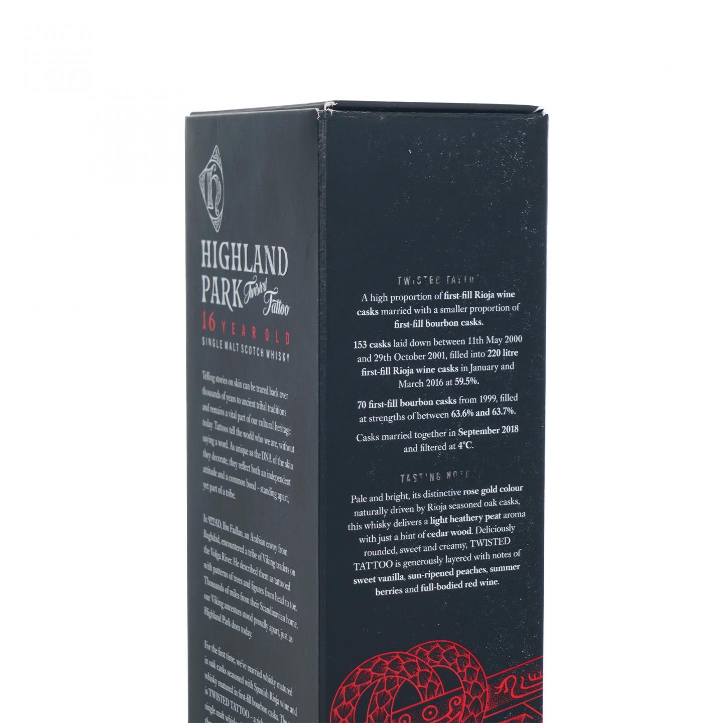 Highland Park 高原骑士 16年 Twisted Tattoo