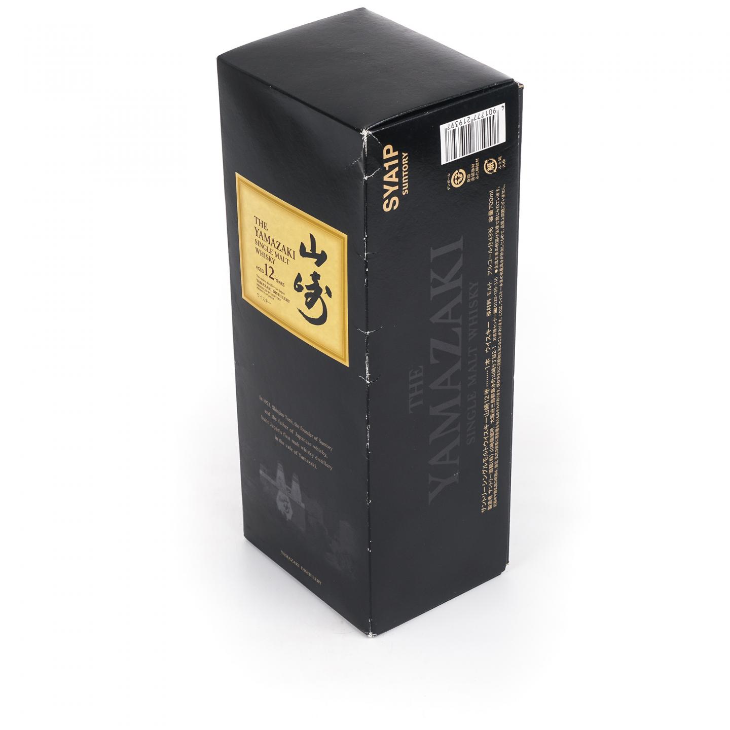 山崎 12年 Single Malt 金花盖 43%Vol.