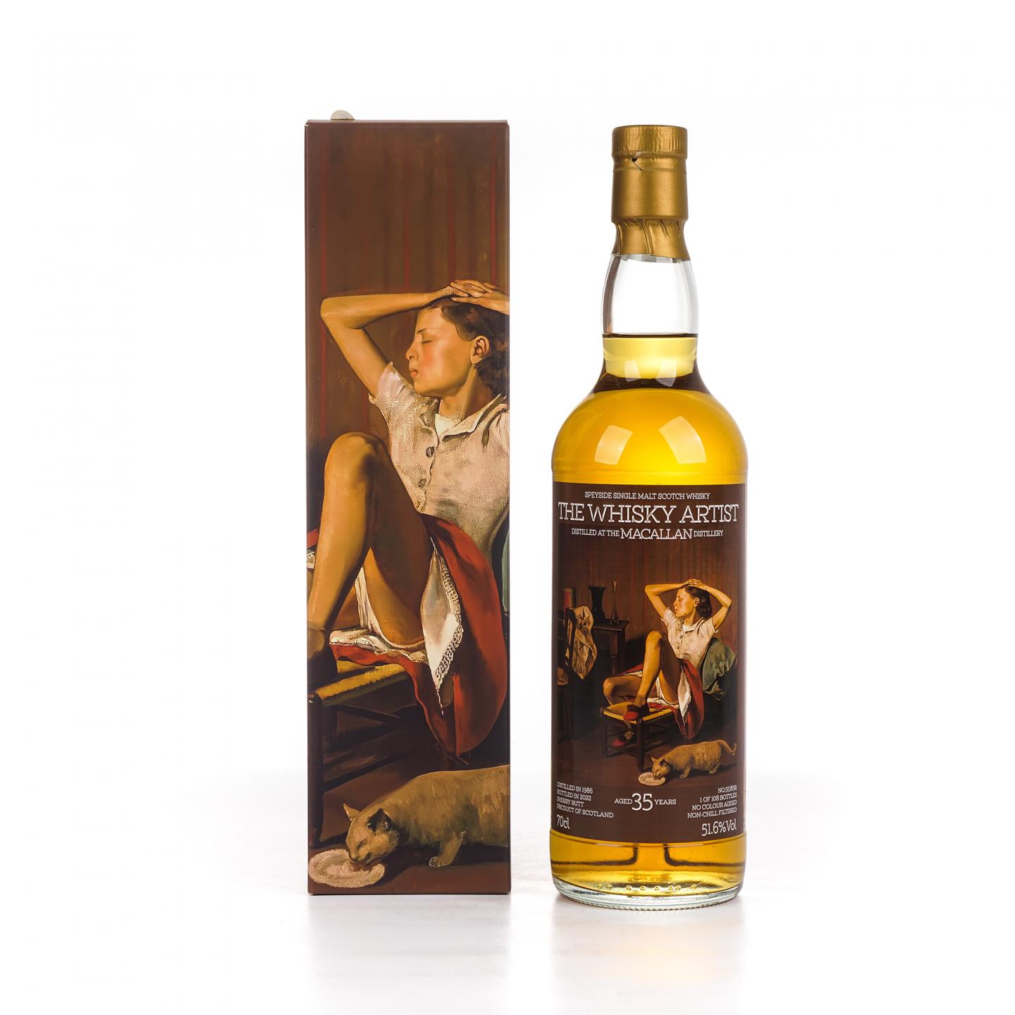 秘密斯佩塞 35年 1986-2022 雪莉桶#51383R 51.6%Vol.