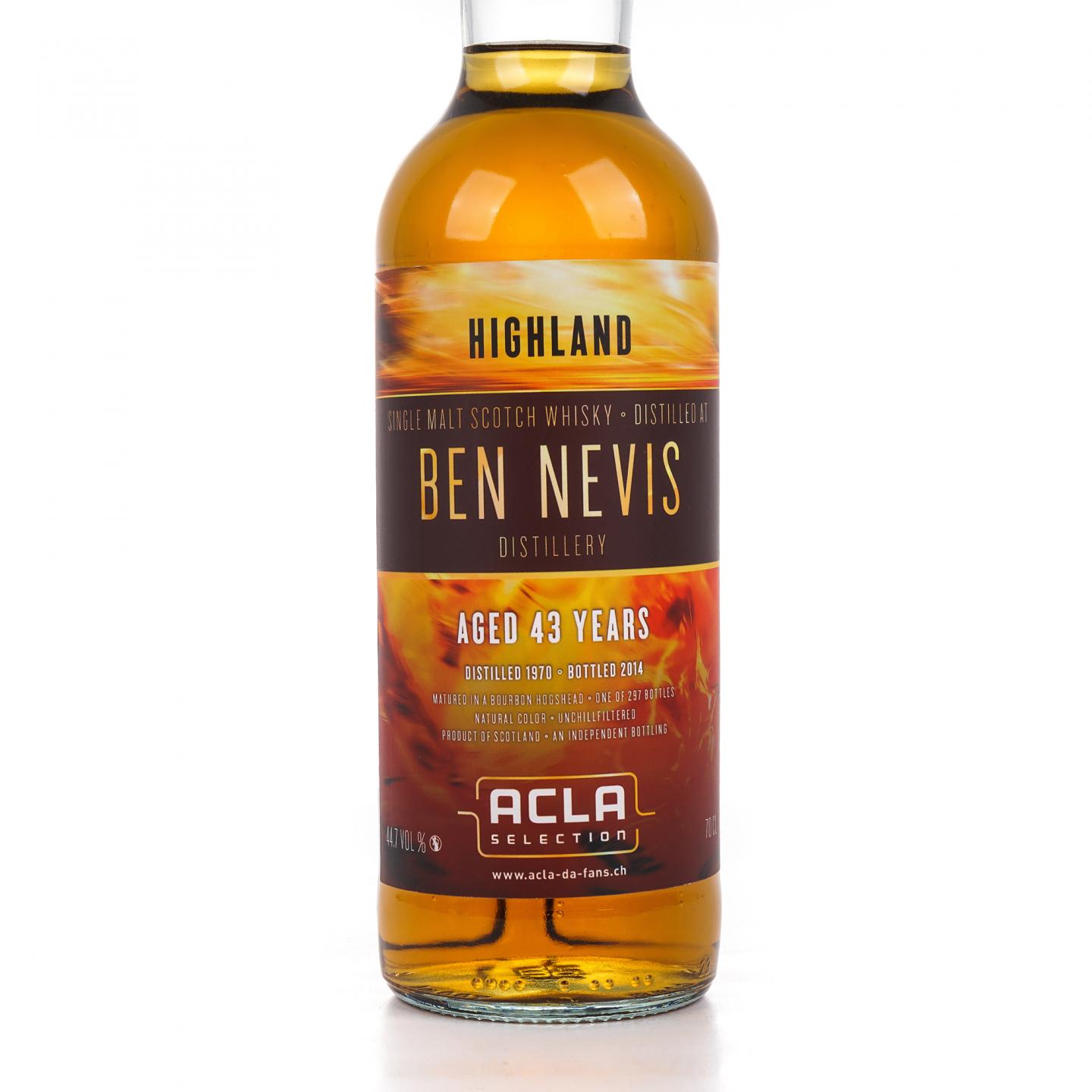 Ben Nevis 本尼维斯 43年 1970-2014 AdF 44.7%Vol.