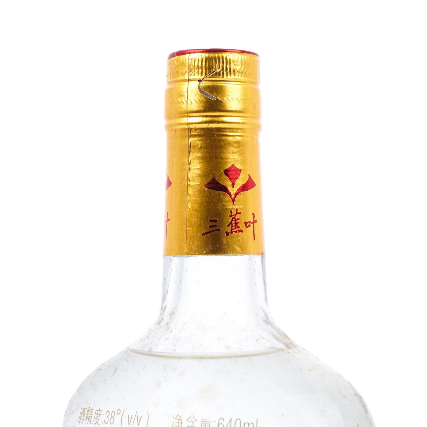 山东淄博·2001年 三蕉叶酒 低度浓香型 38度 640ml