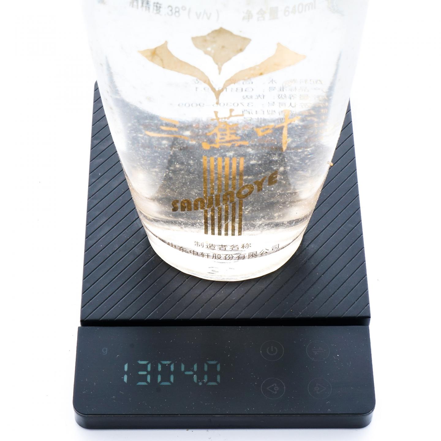 山东淄博·2001年 三蕉叶酒 低度浓香型 38度 640ml