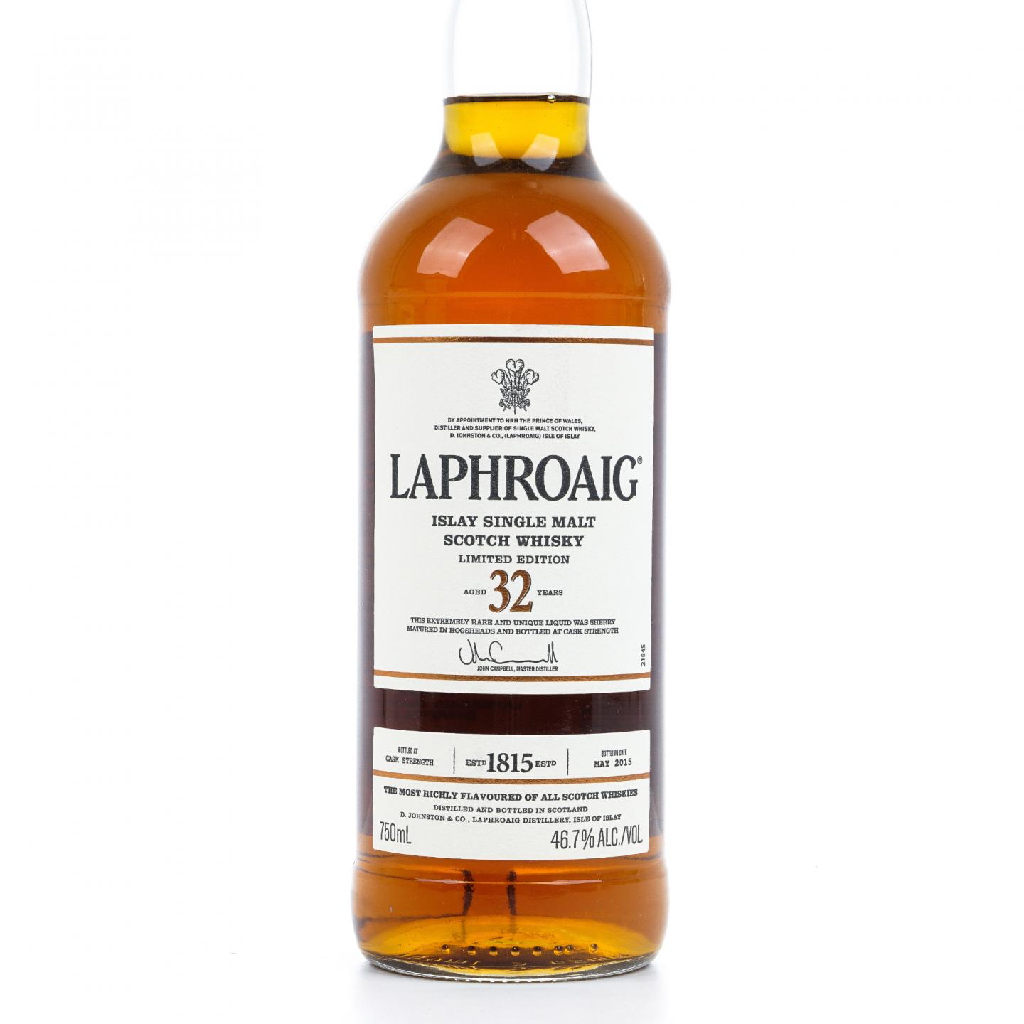 Laphroaig 拉弗格 32年 2015 桶强 46.7%